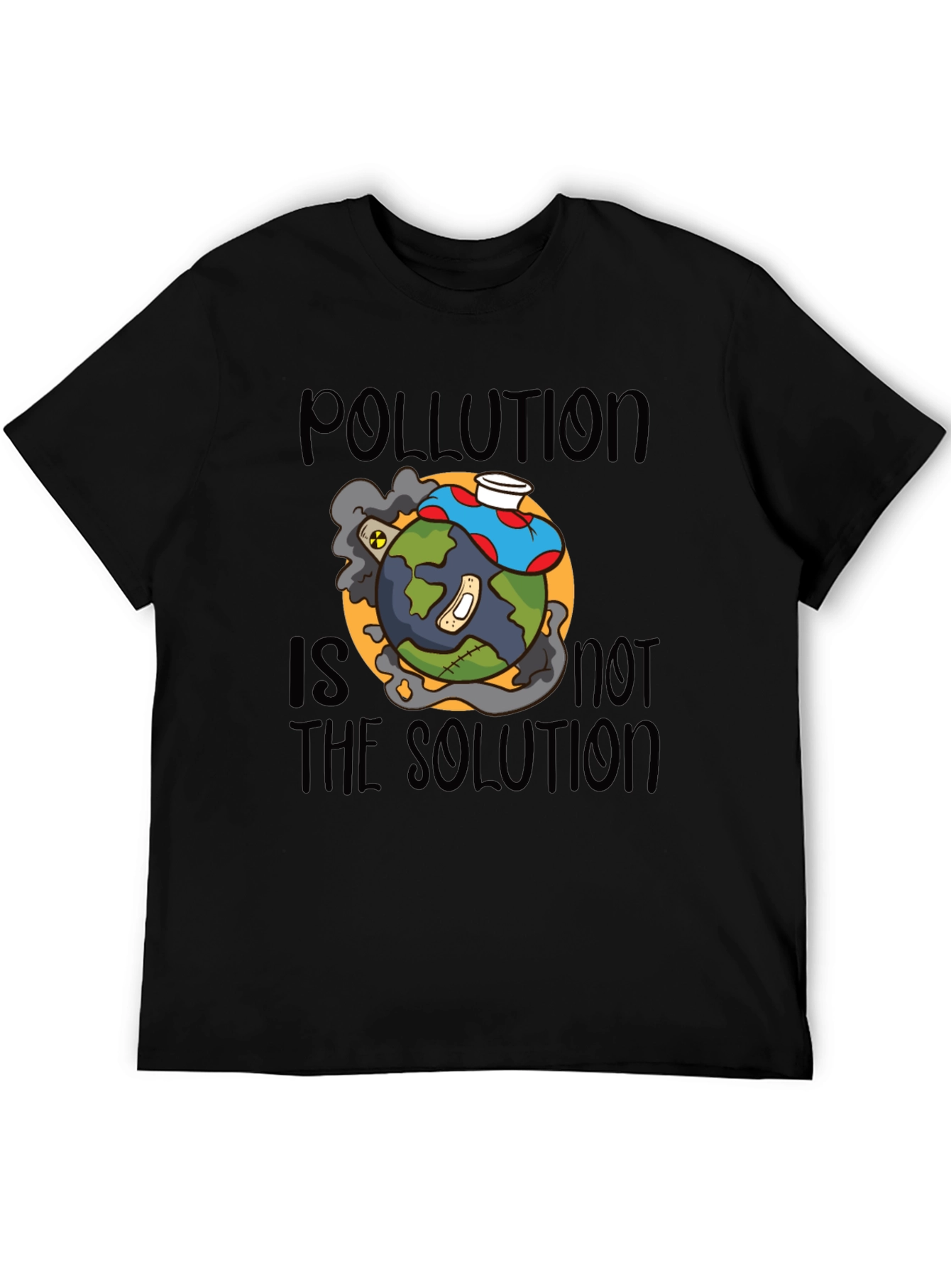 Pollution is Not the Solution Graphic Tee