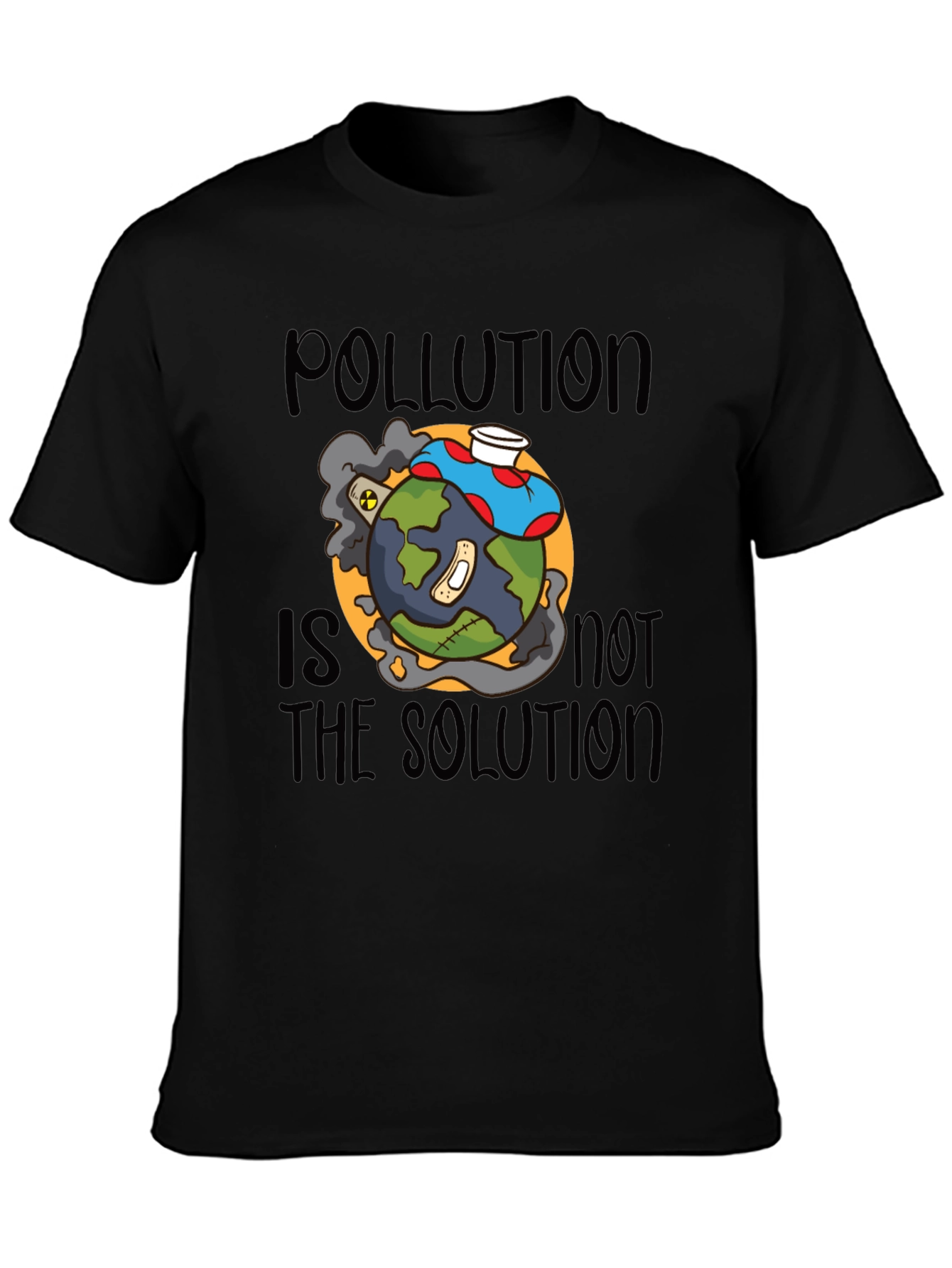 Pollution is Not the Solution Graphic Tee