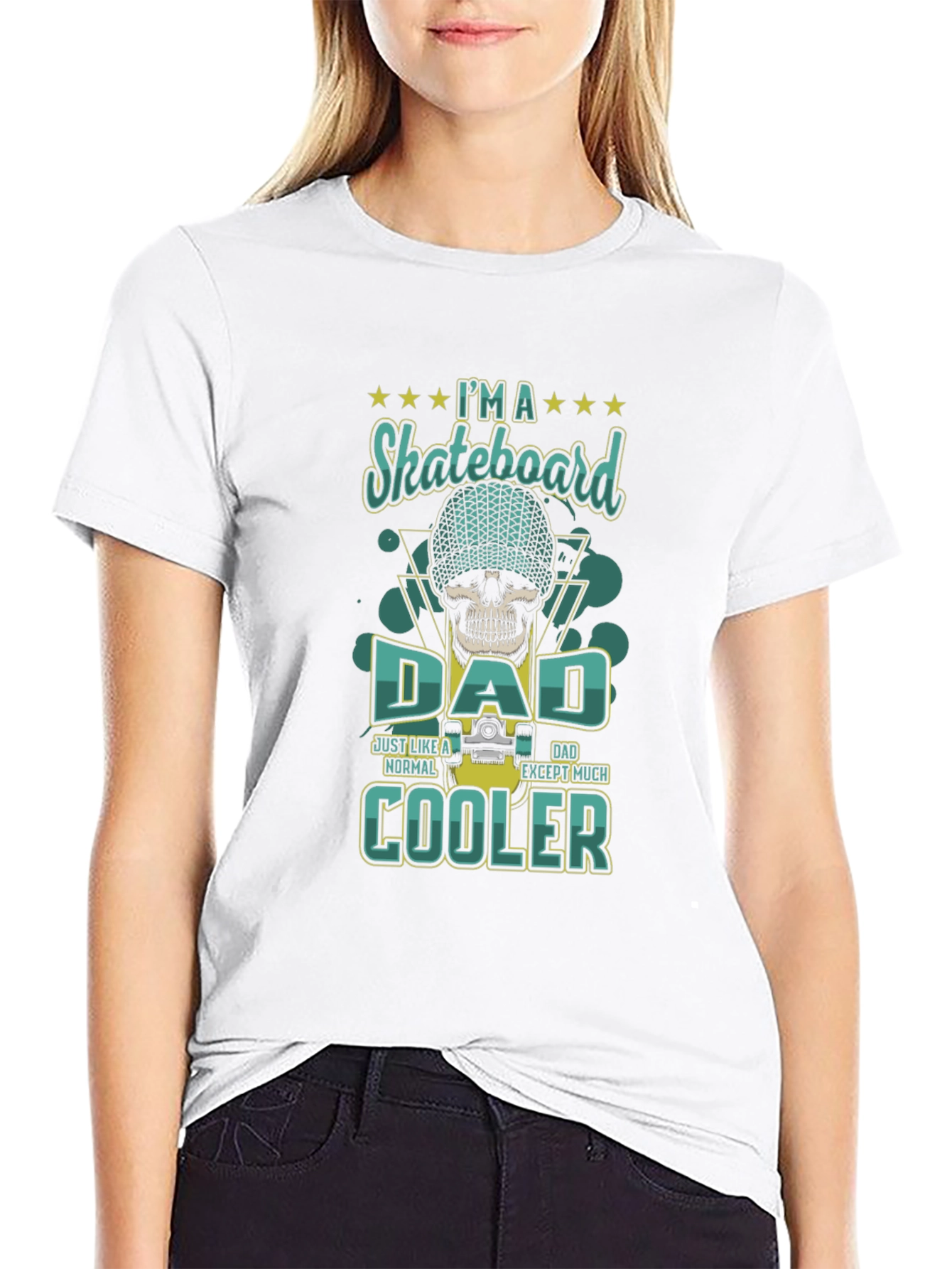 Skateboard Dad T-Shirt - Cool Graphic Tee