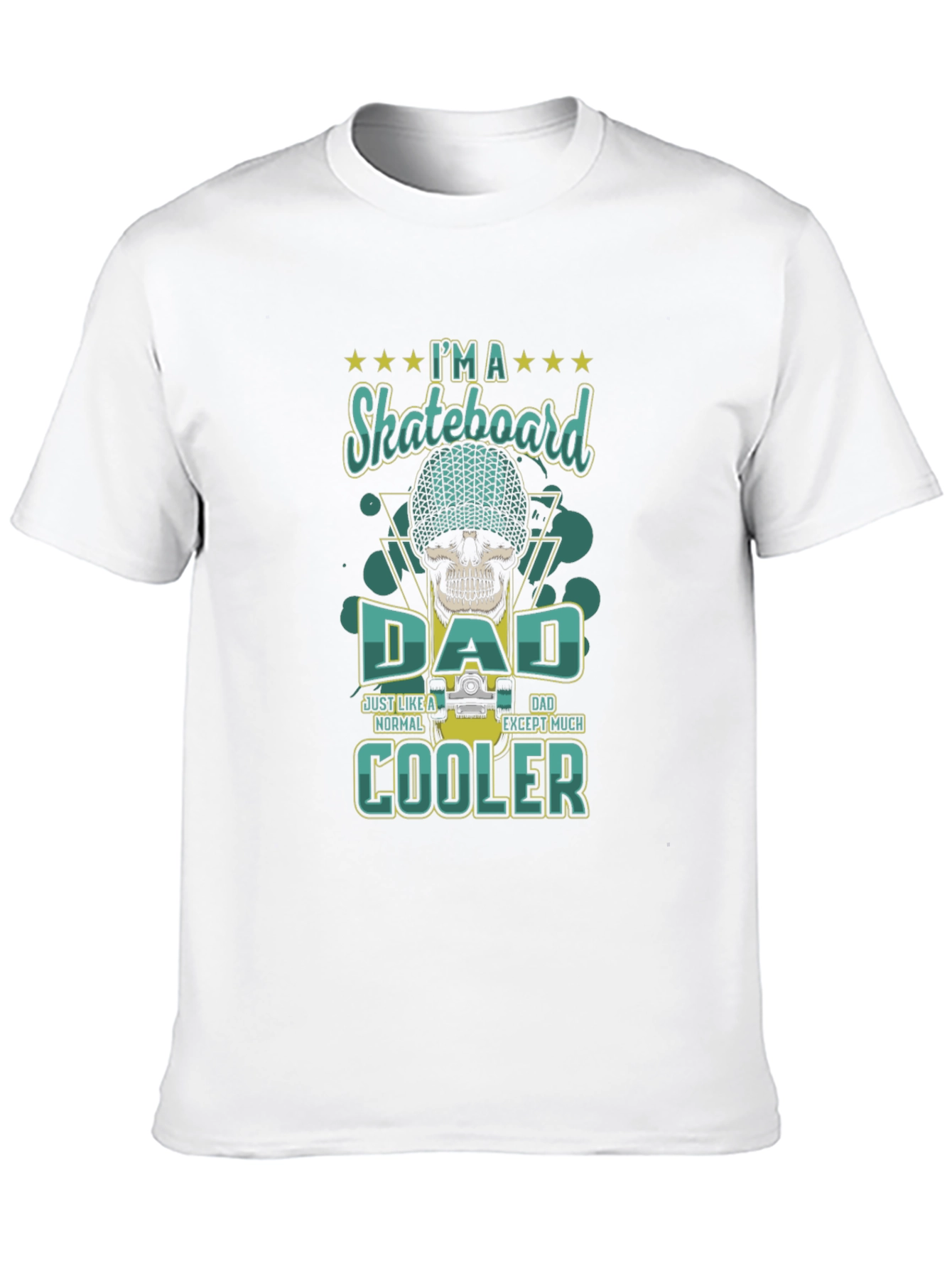 Skateboard Dad T-Shirt - Cool Graphic Tee