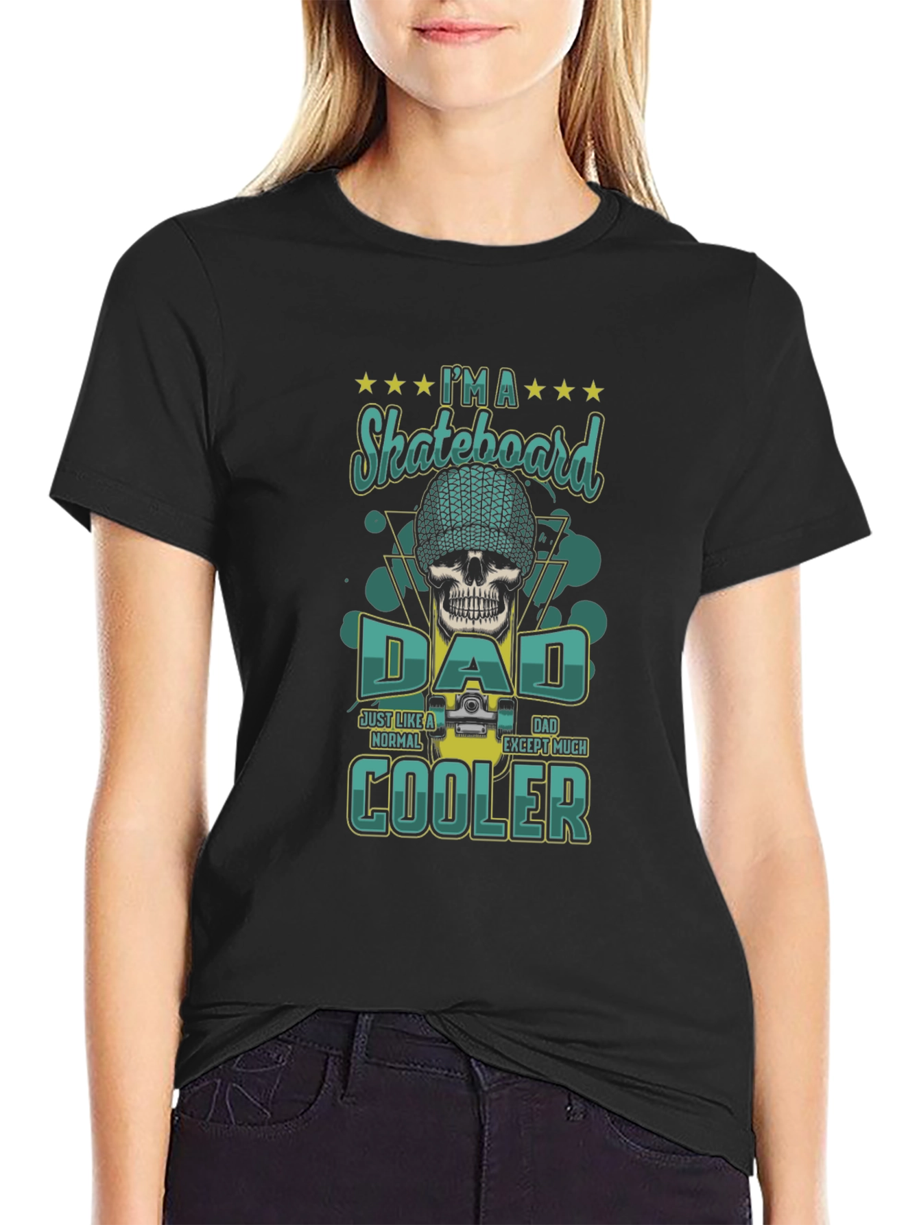 Skateboard Dad T-Shirt - Cool Graphic Tee