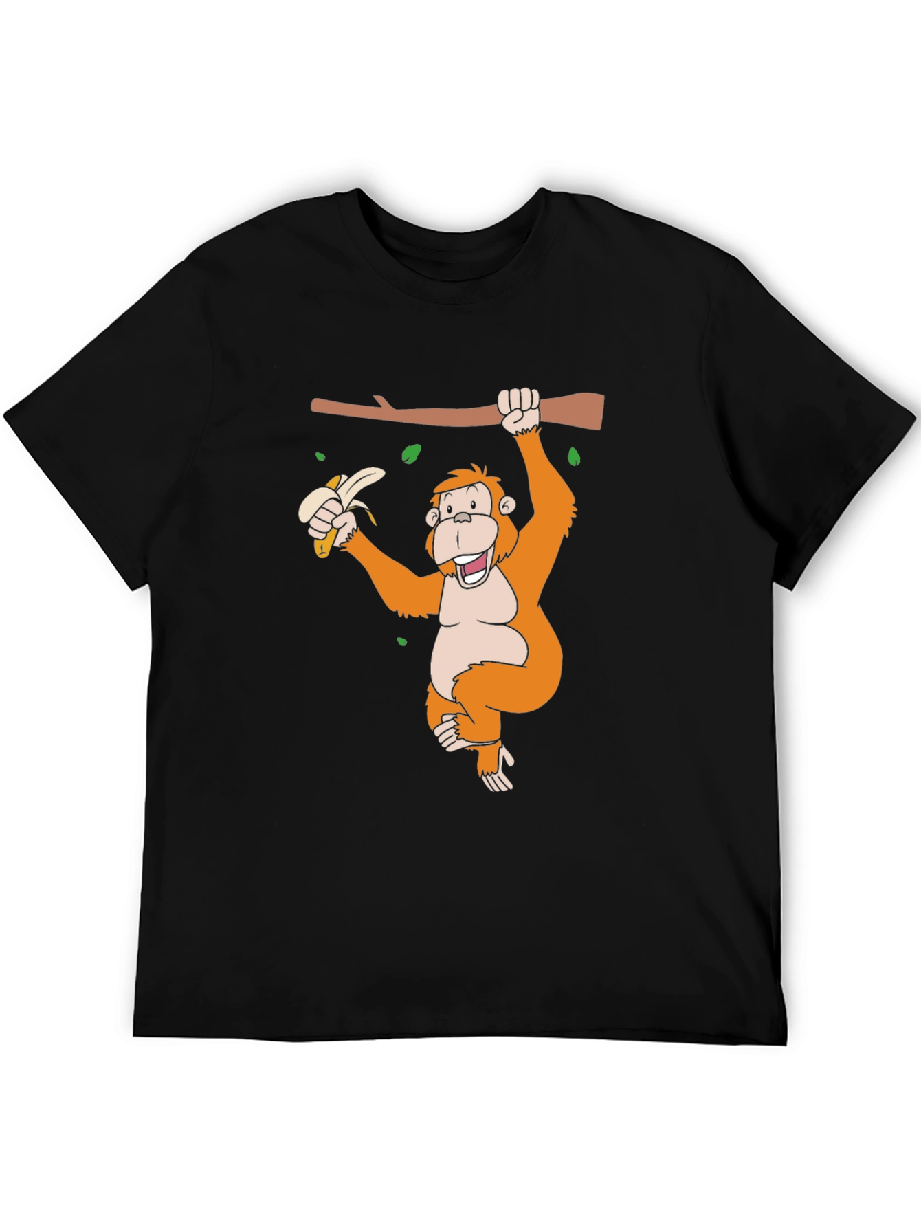 Monkey Banana Black T-Shirt