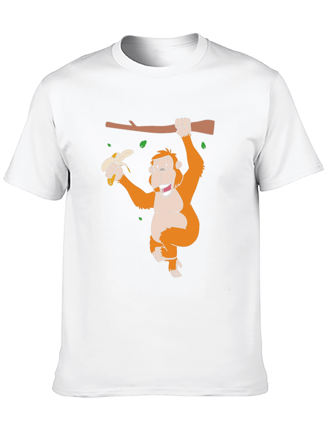 Monkey Banana Black T-Shirt