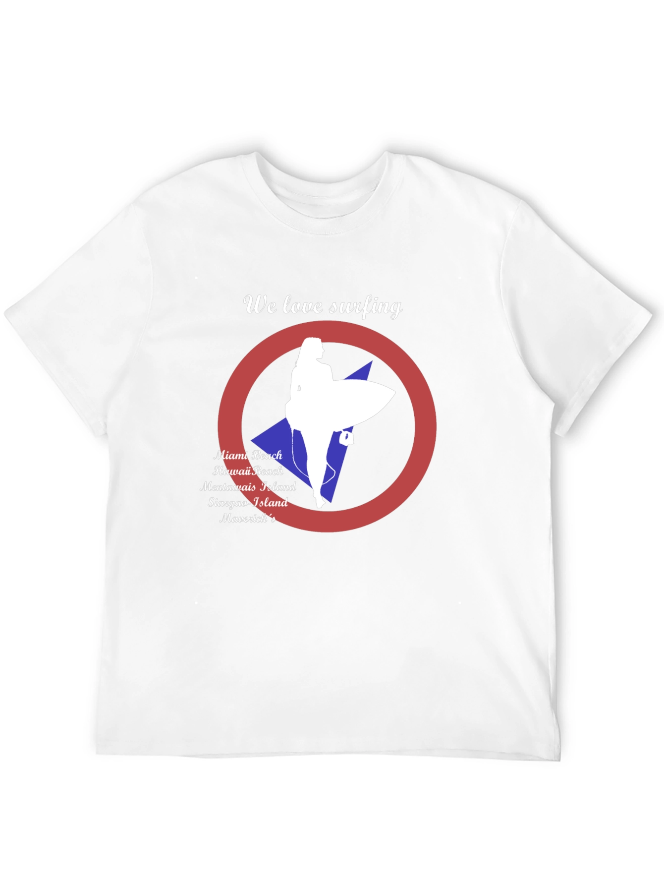 Surfing Destinations T-Shirt - Beach Lover Tee