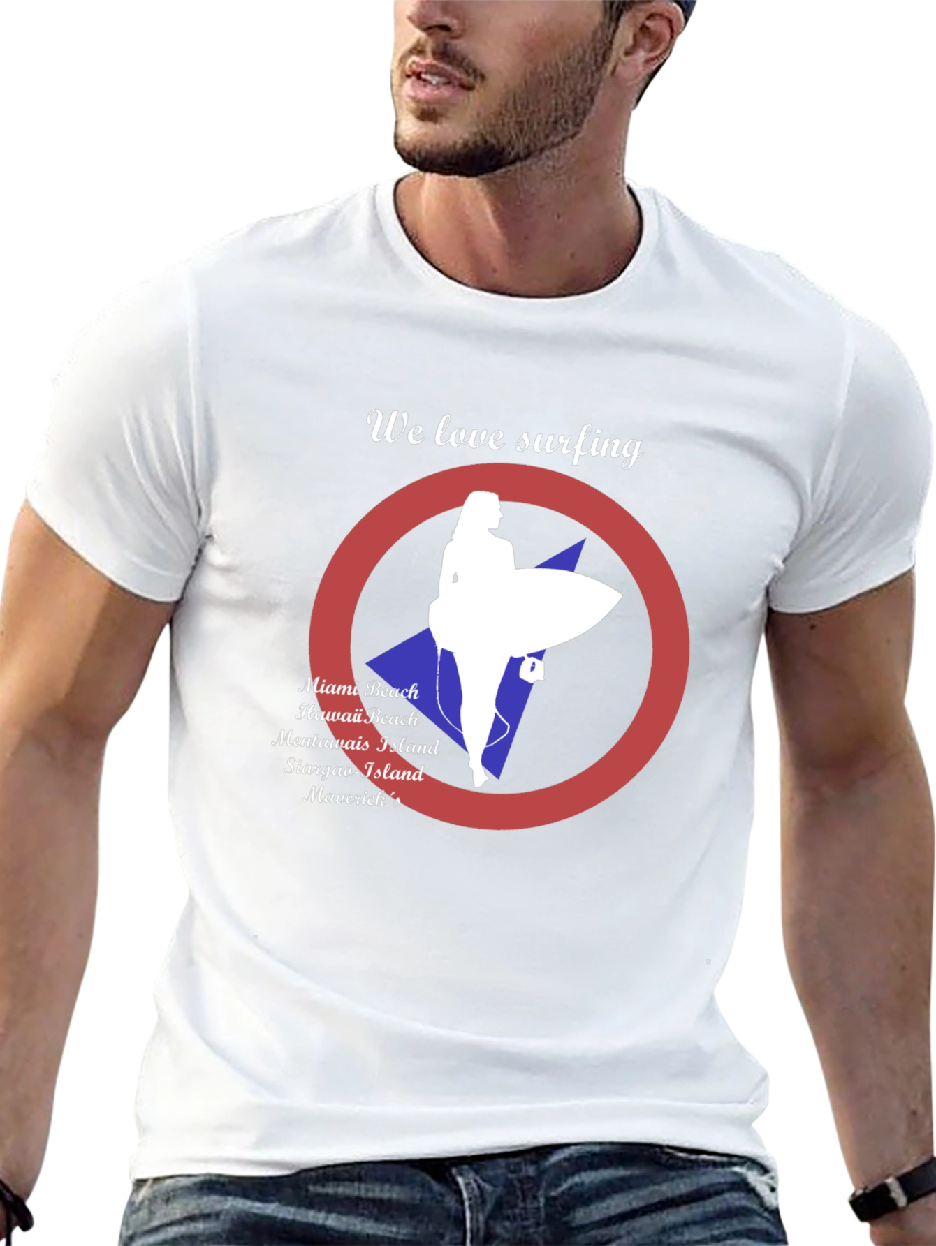 Surfing Destinations T-Shirt - Beach Lover Tee