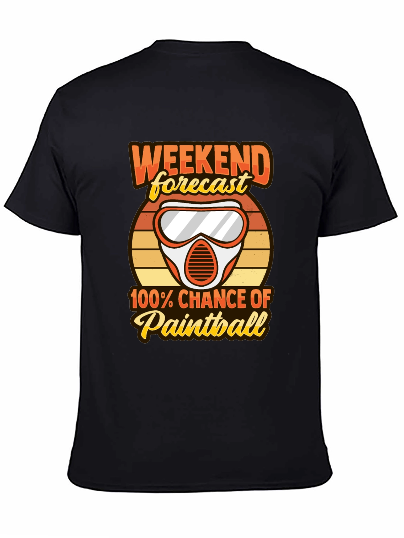 Paintball Weekend Forecast Graphic Tee