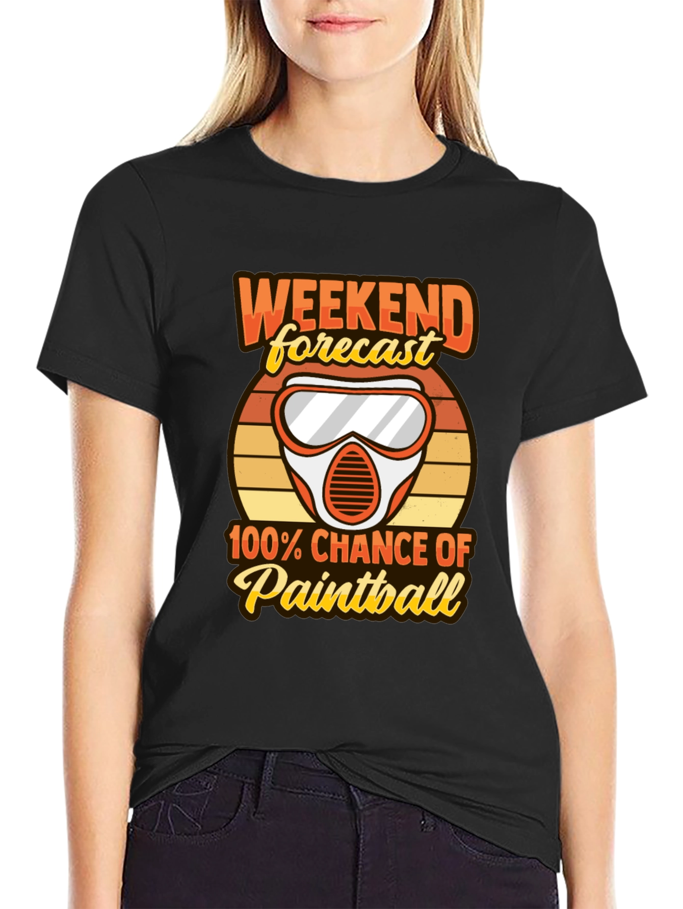Paintball Weekend Forecast Graphic Tee