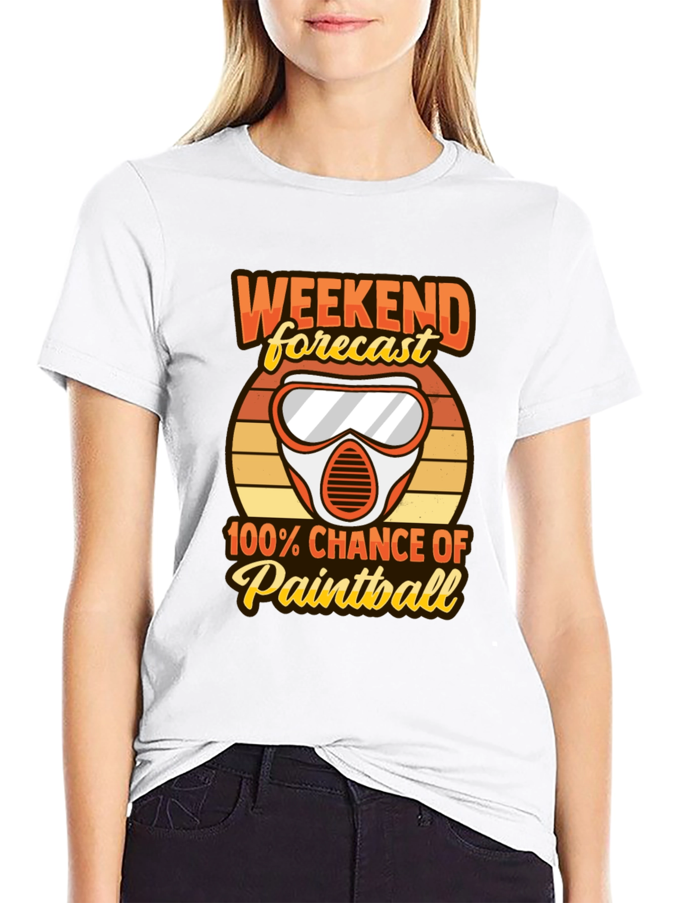 Paintball Weekend Forecast Graphic Tee
