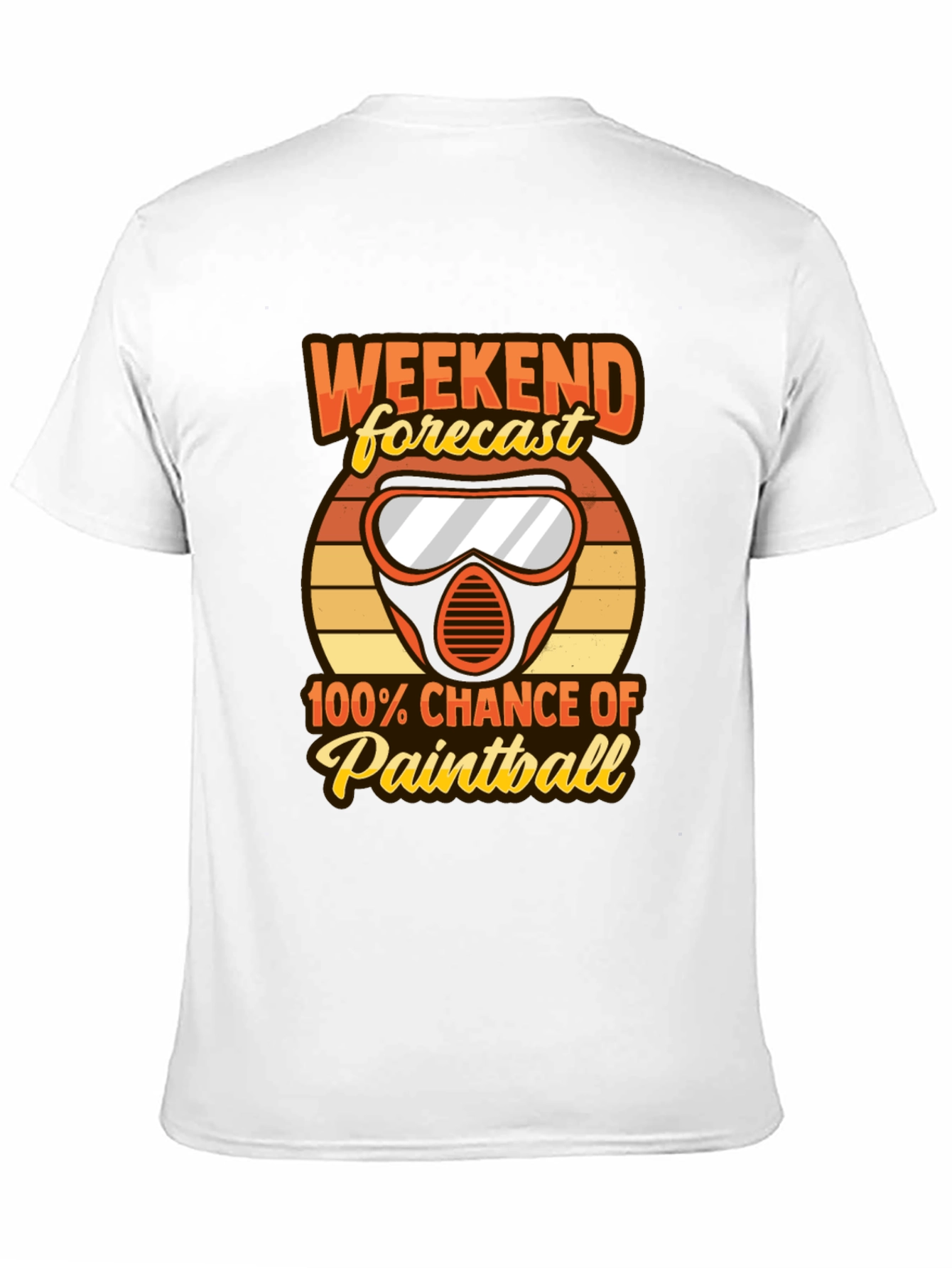 Paintball Weekend Forecast Graphic Tee