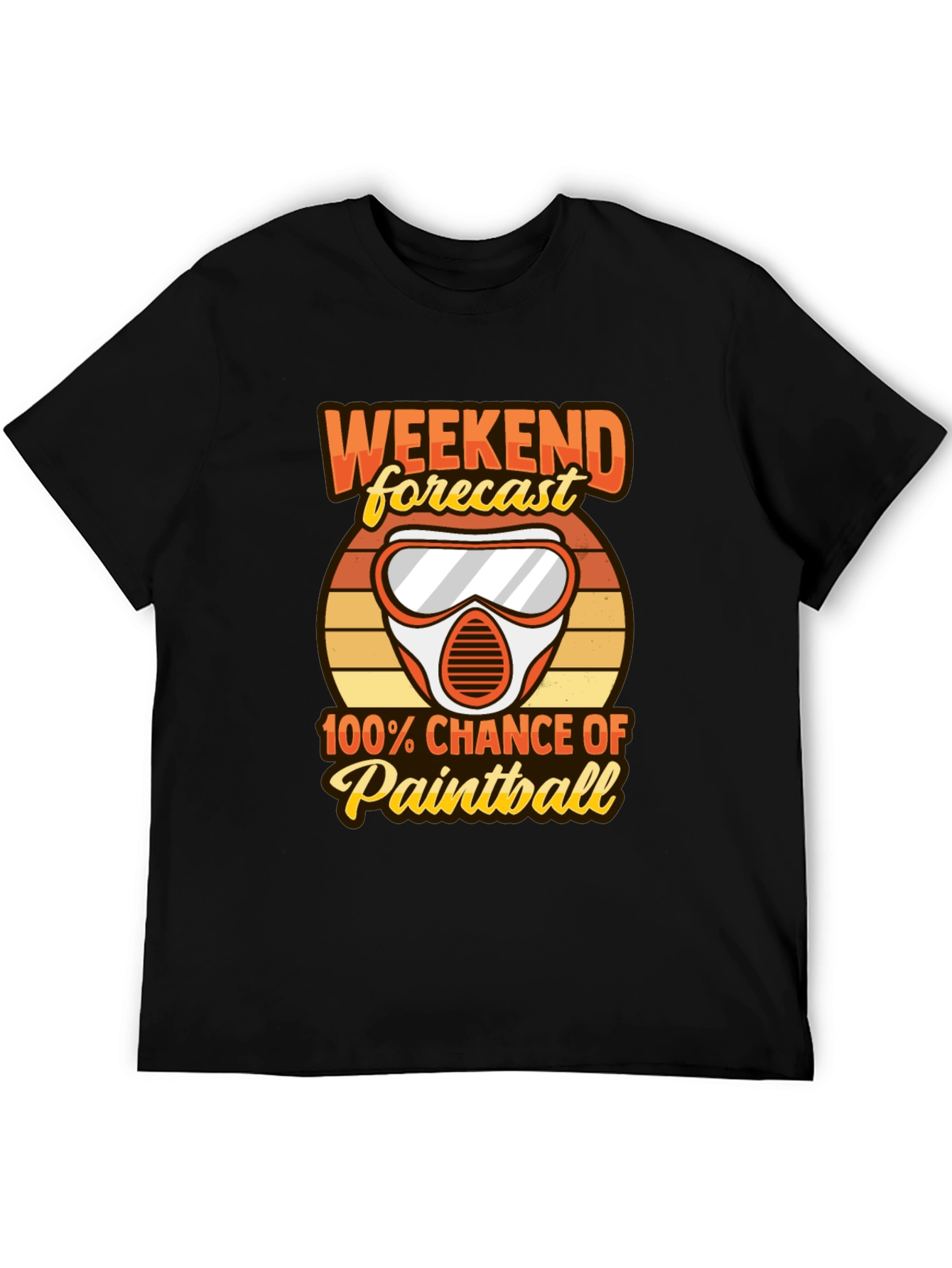 Paintball Weekend Forecast Graphic Tee