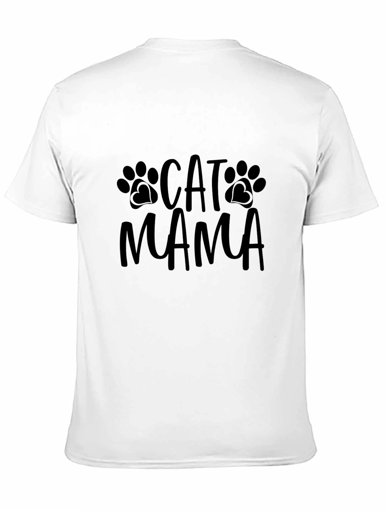 Cat Mama T-Shirt - Black Graphic Tee