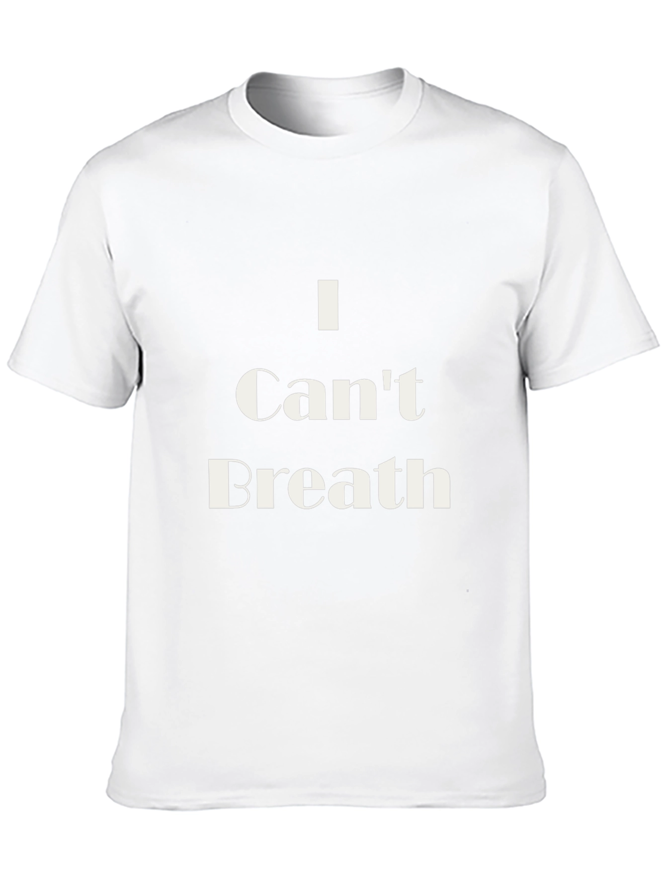I Cant Breathe Graphic Tee - Black