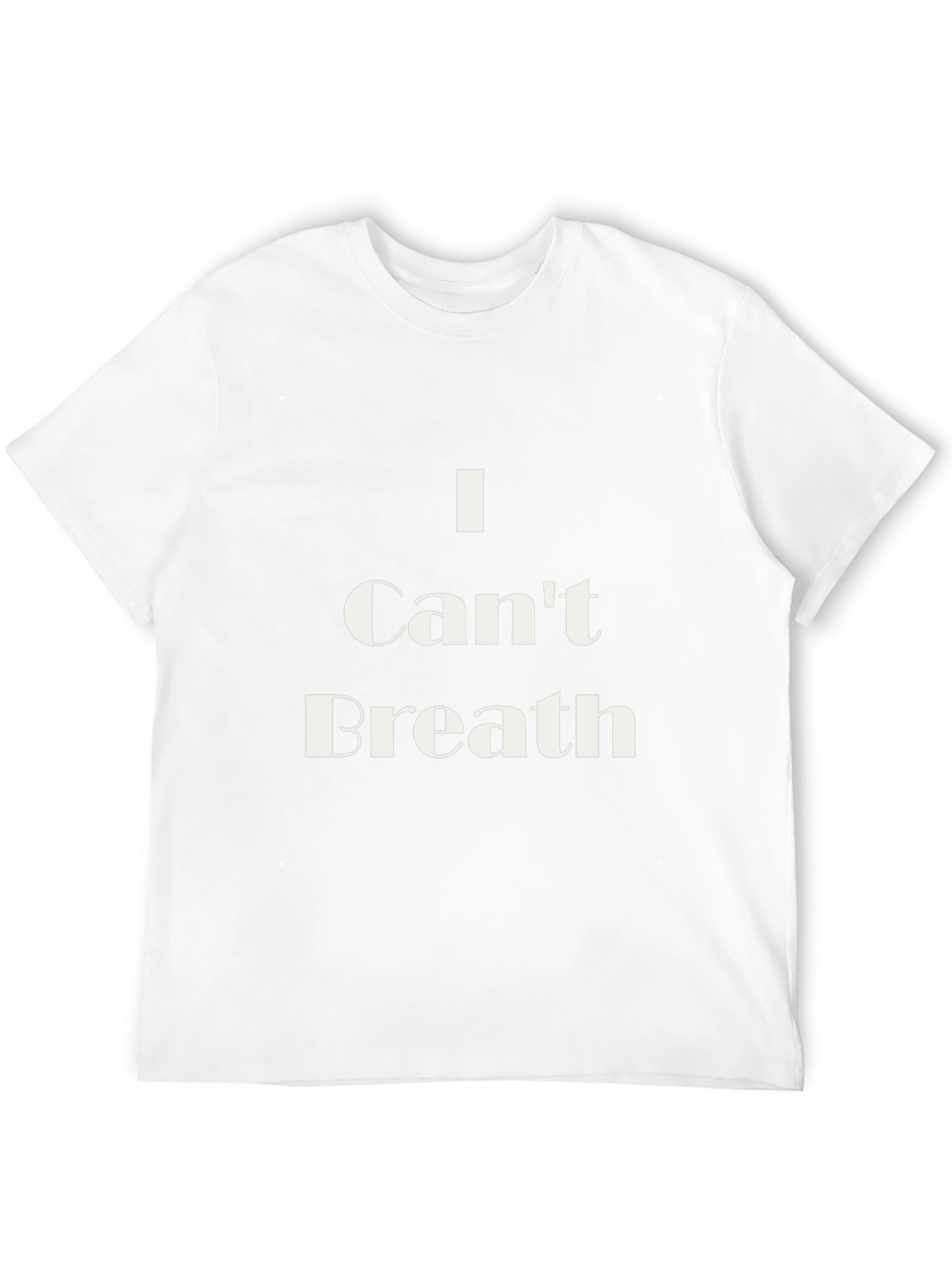 I Cant Breathe Graphic Tee - Black