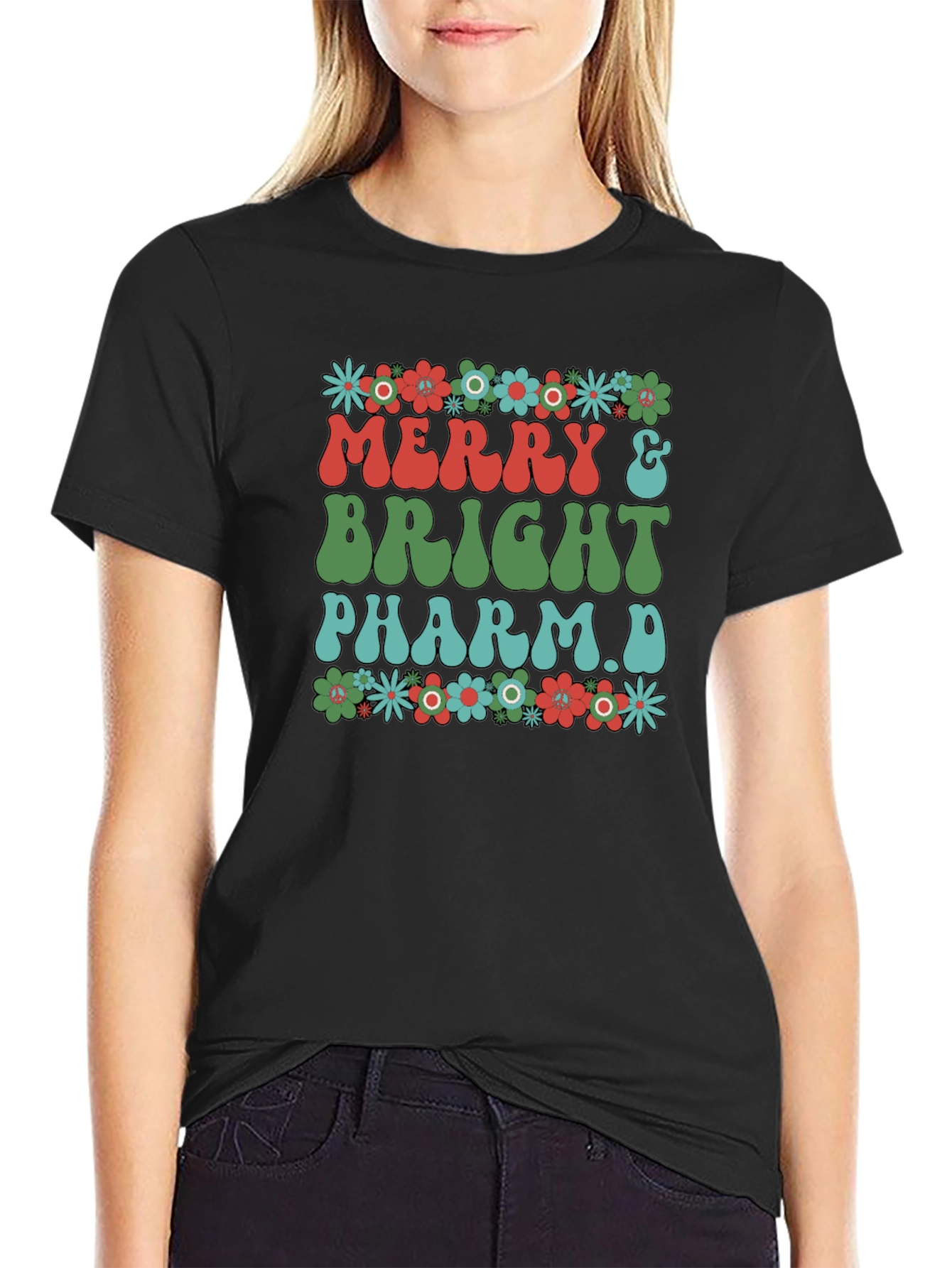 Merry & Bright PharmD Graphic Tee