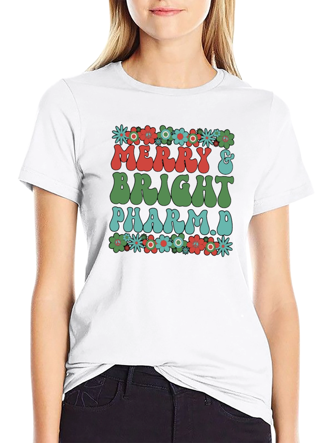 Merry & Bright PharmD Graphic Tee