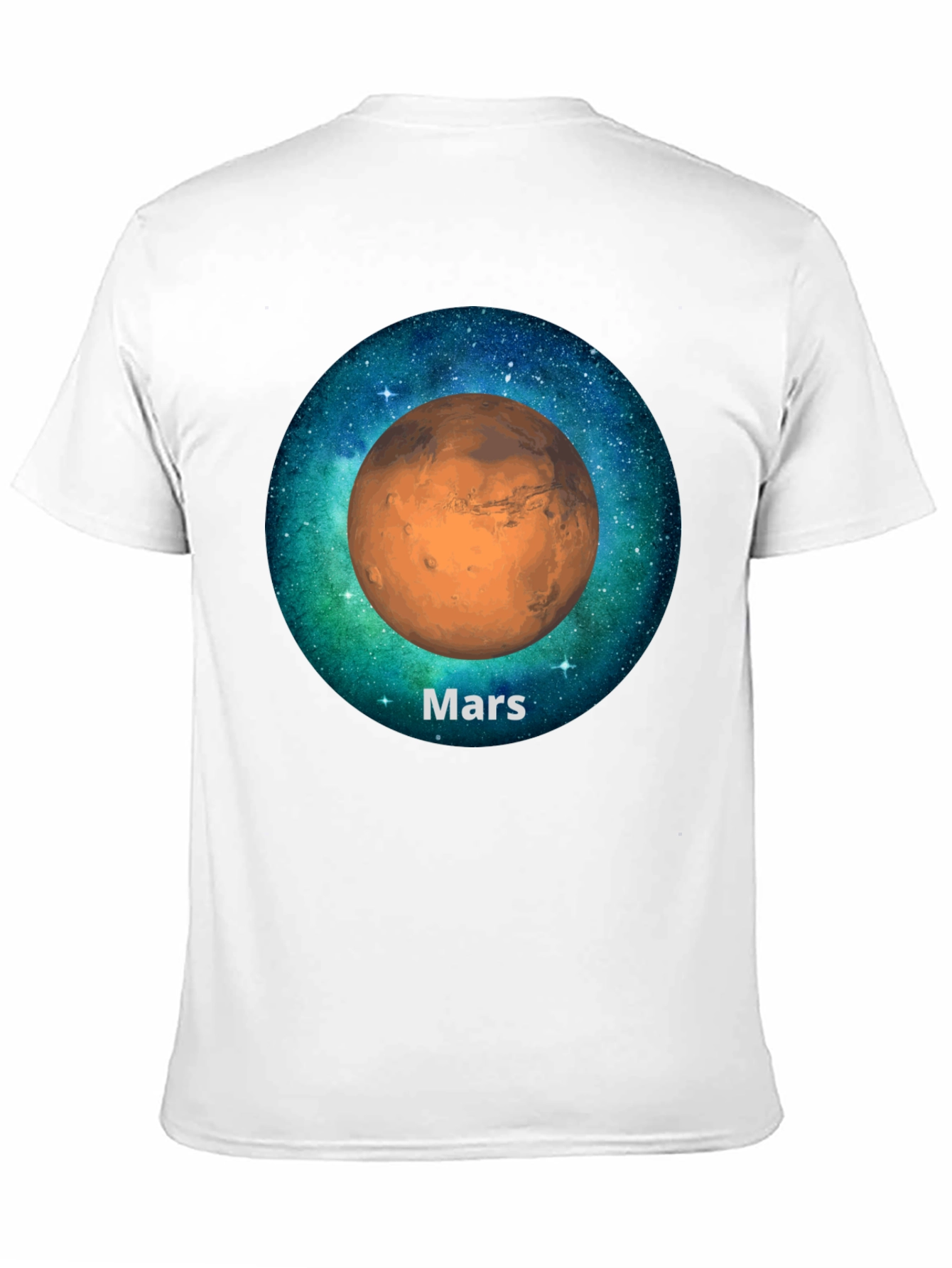 Mars Planet Graphic T-Shirt - Space Theme Tee