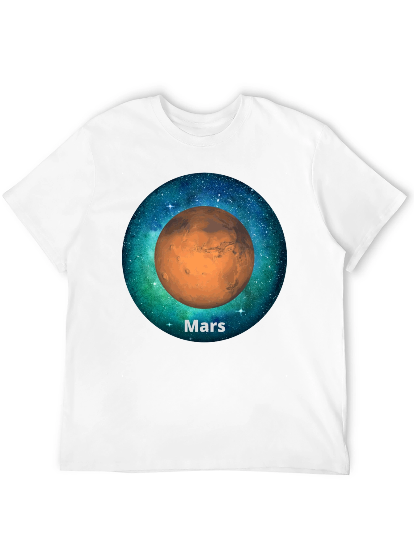Mars Planet Graphic T-Shirt - Space Theme Tee