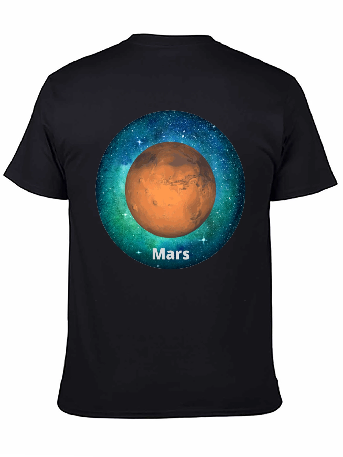 Mars Planet Graphic T-Shirt - Space Theme Tee