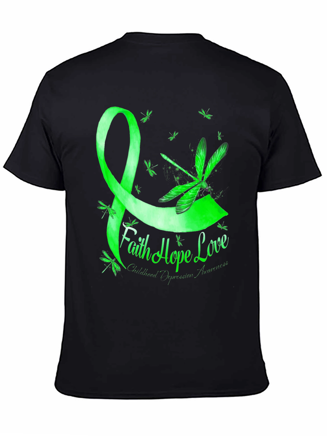 Faith Hope Love Childhood Depression Awareness T-Shirt