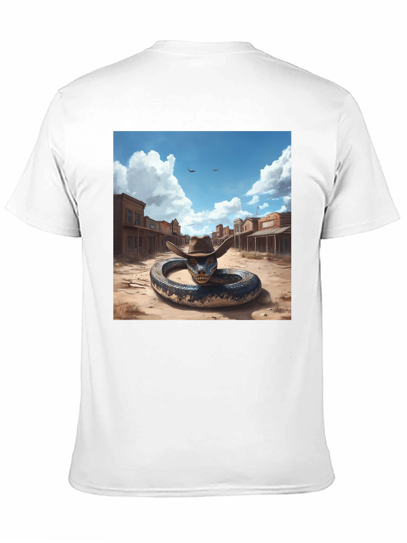 Snake Cowboy T-Shirt: Western Adventure Style
