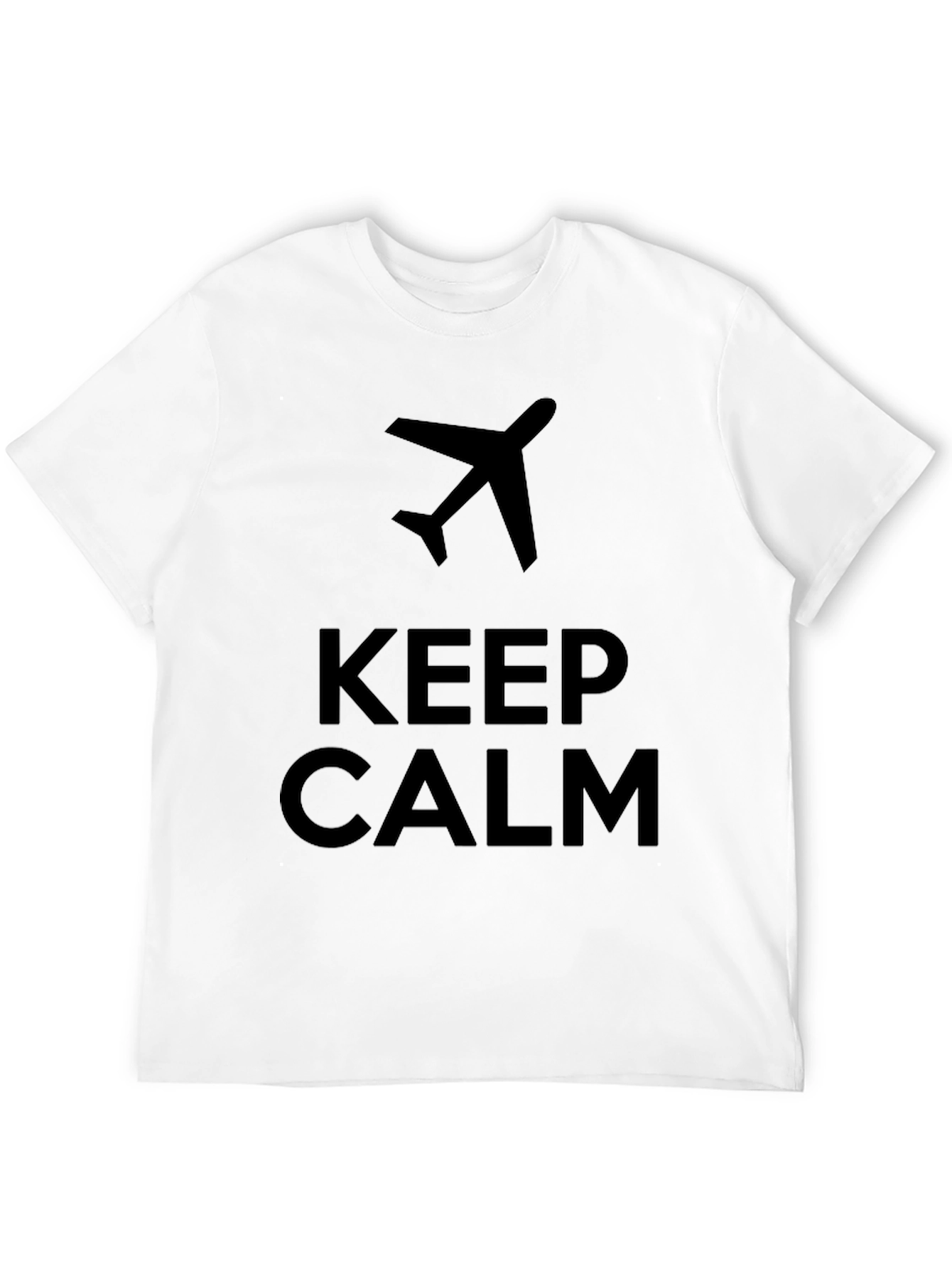Keep Calm Airplane T-Shirt - Travel Ready Style