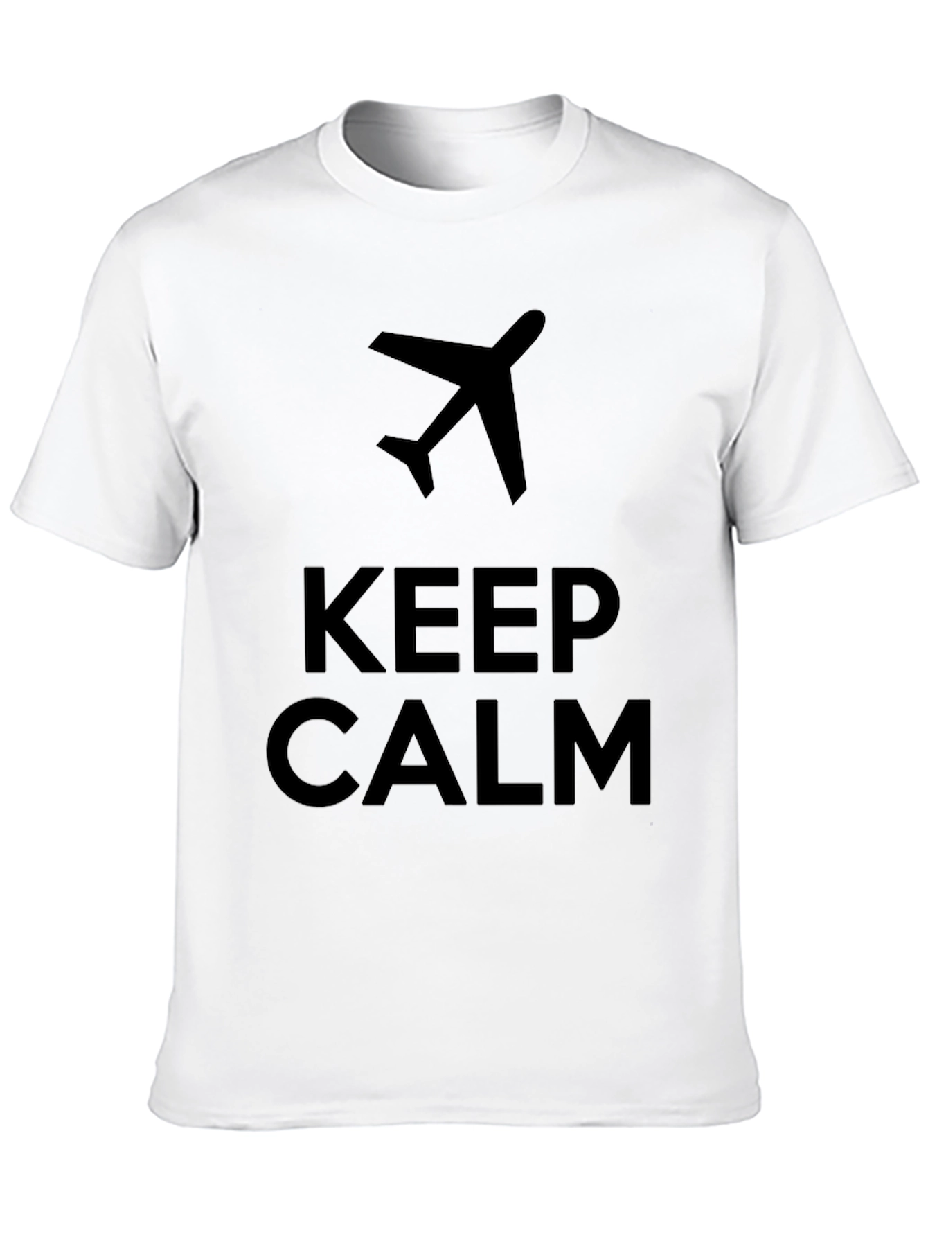 Keep Calm Airplane T-Shirt - Travel Ready Style
