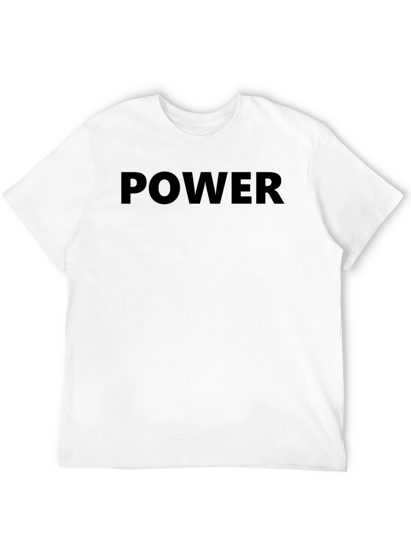Power Black T-Shirt - Stylish Statement Tee