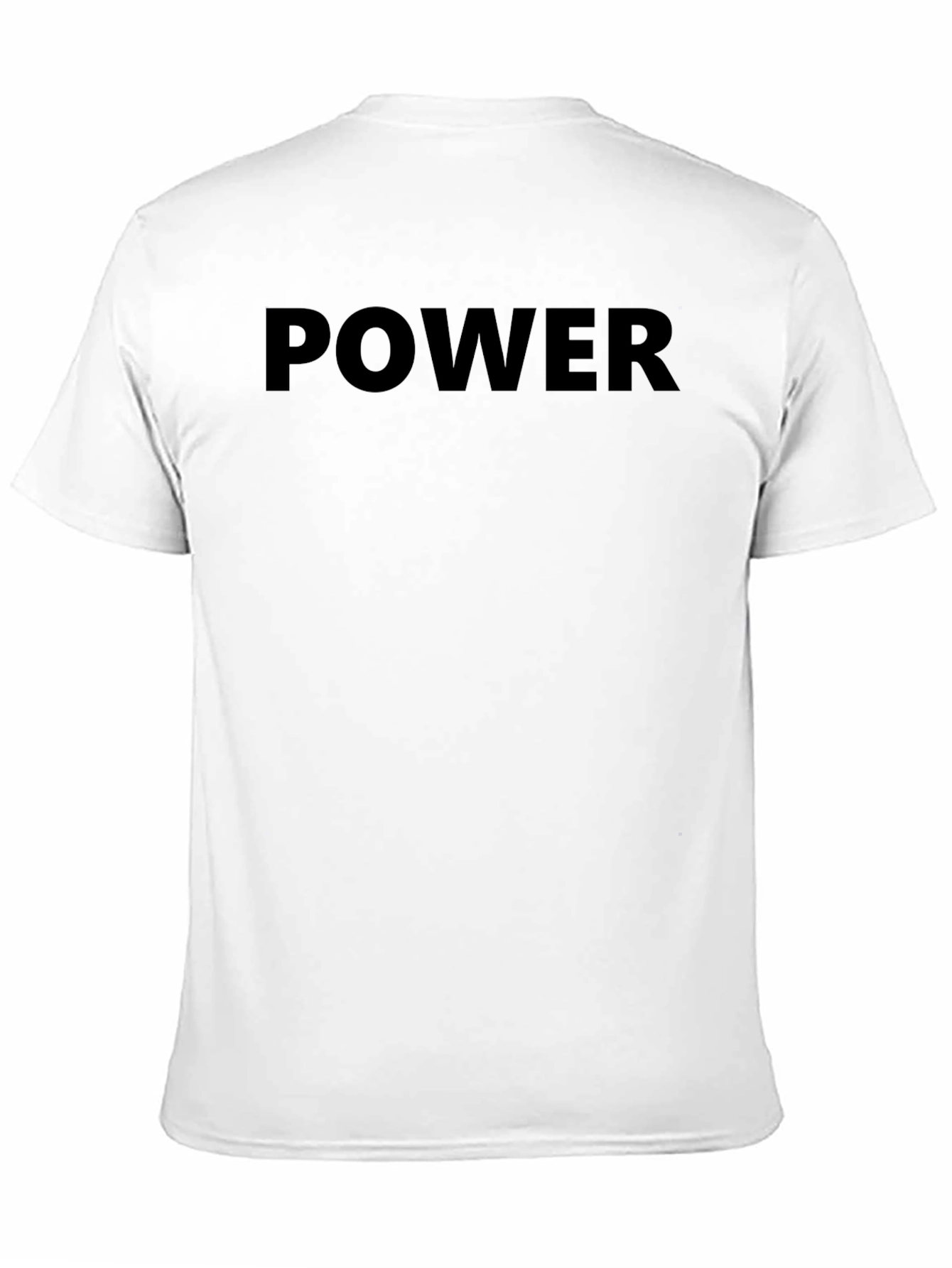 Power Black T-Shirt - Stylish Statement Tee