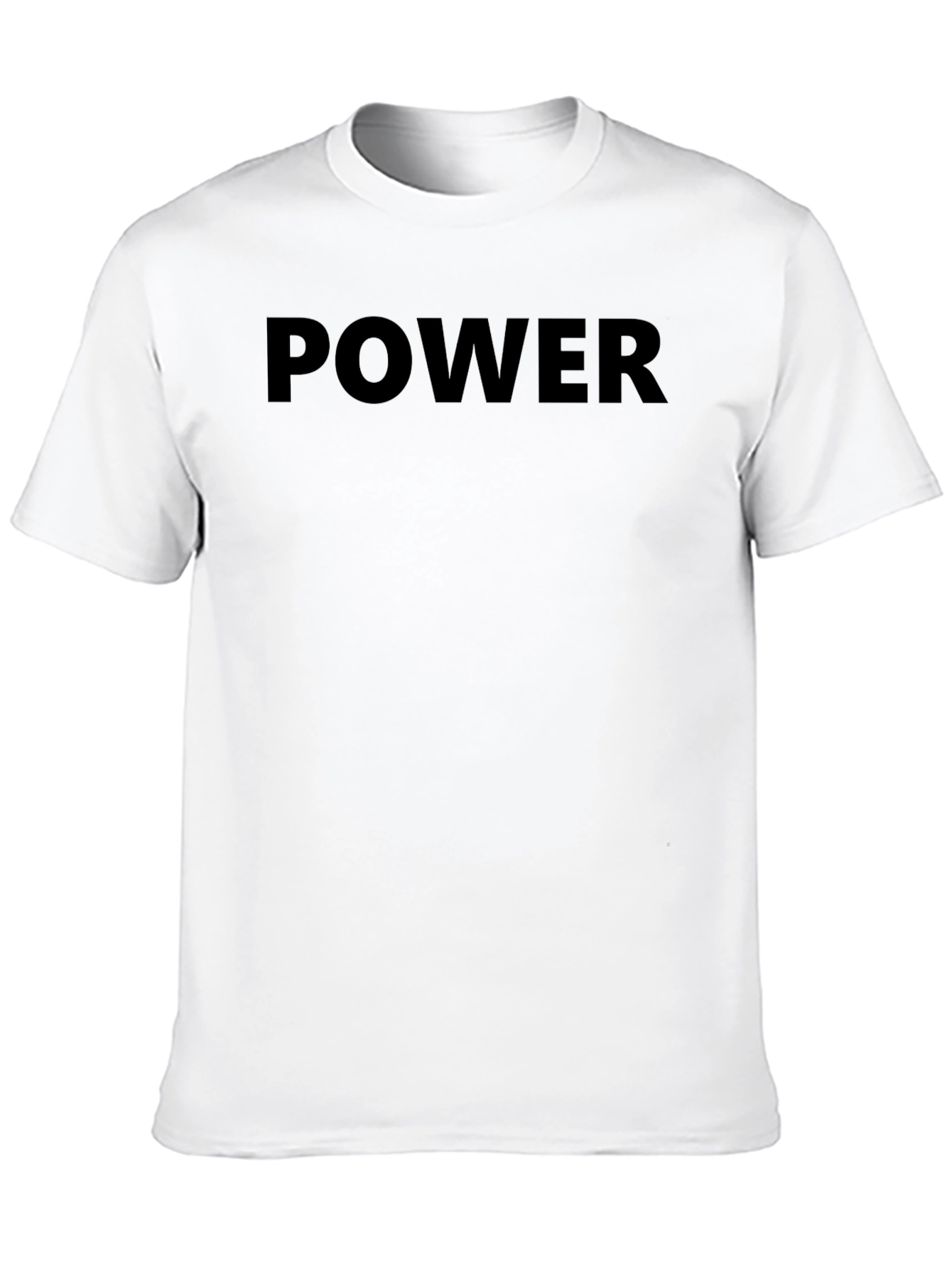 Power Black T-Shirt - Stylish Statement Tee