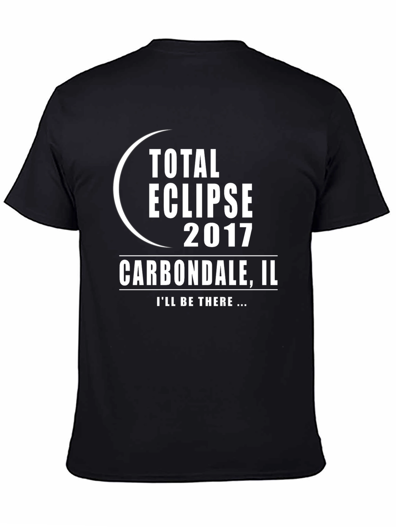 Total Eclipse 2017 Carbondale IL Black T-Shirt