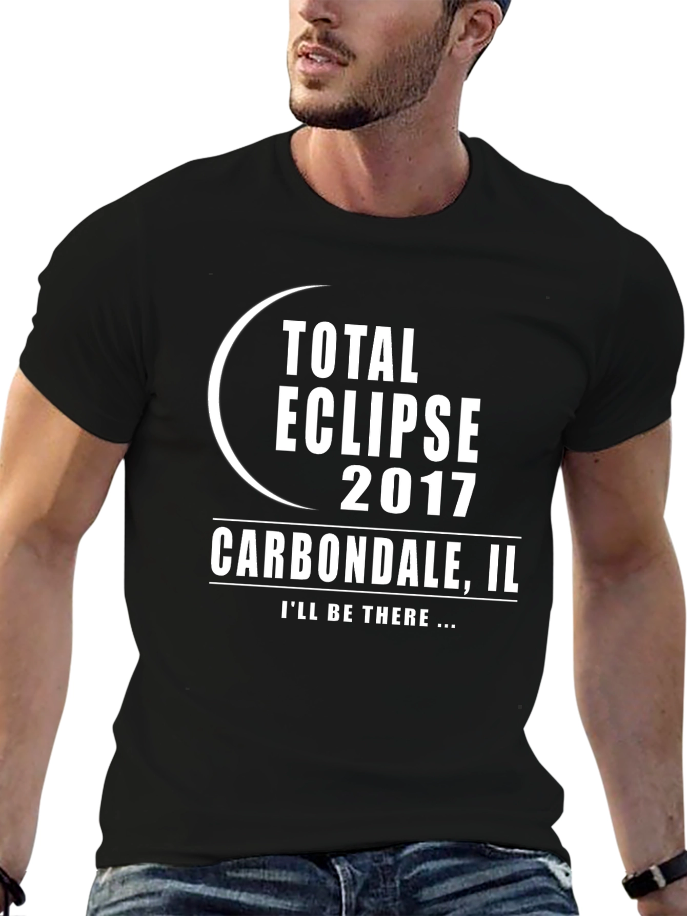 Total Eclipse 2017 Carbondale IL Black T-Shirt