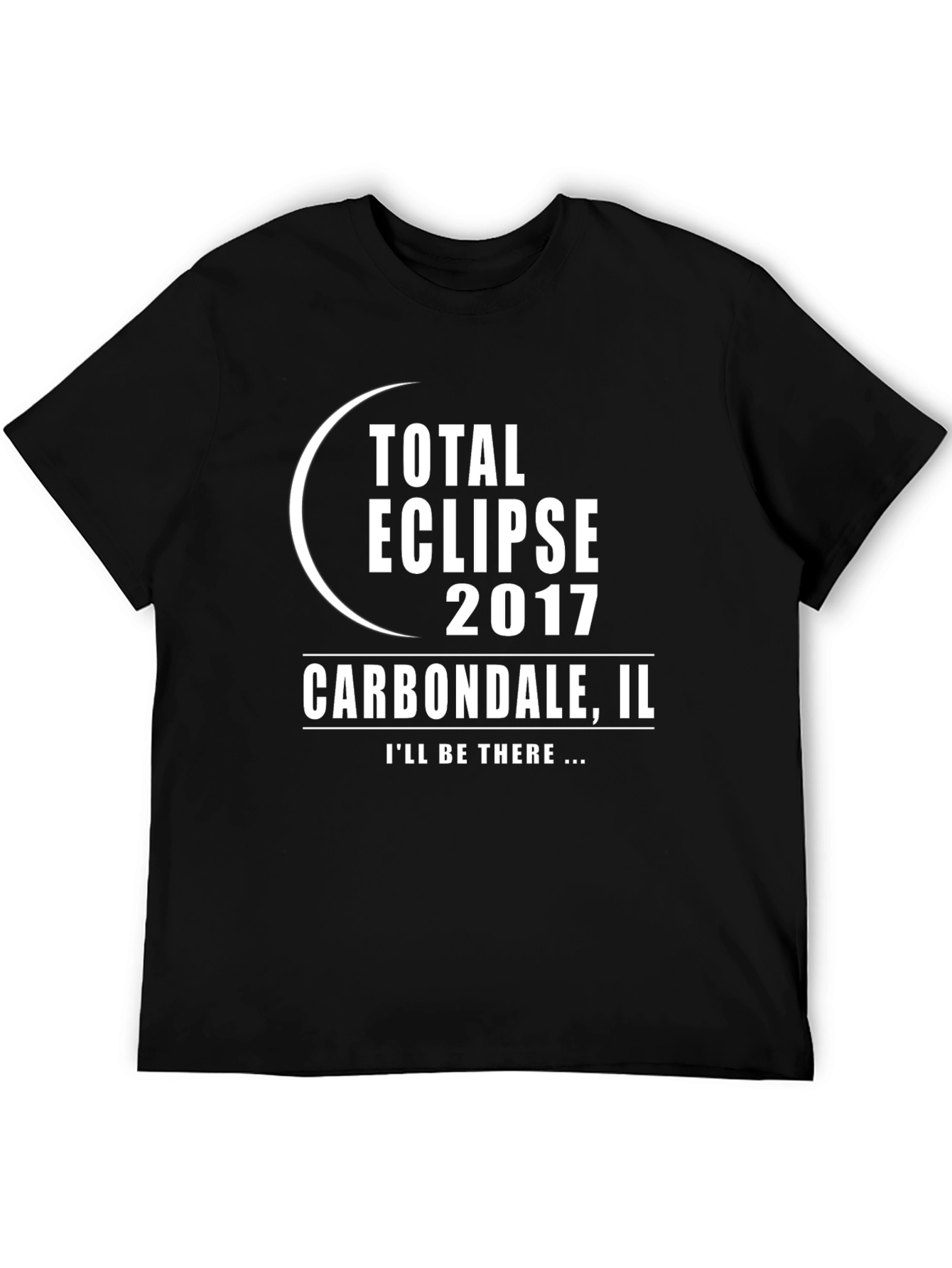 Total Eclipse 2017 Carbondale IL Black T-Shirt