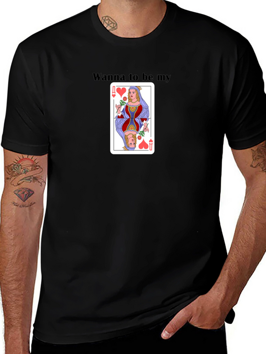 Queen of Hearts Graphic T-Shirt - Wanna to be my