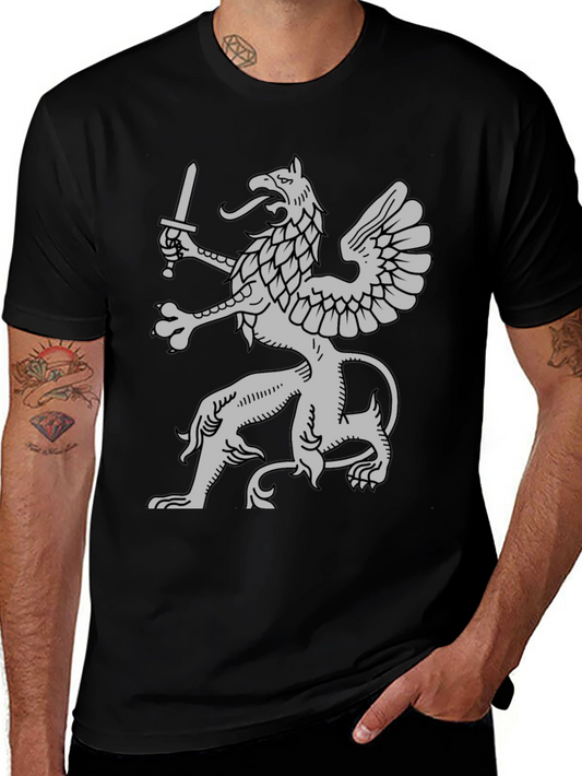 Griffin Sword Black T-Shirt