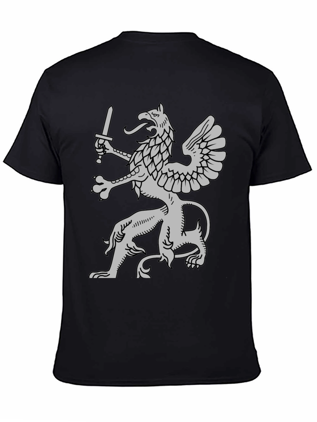 Griffin Sword Black T-Shirt