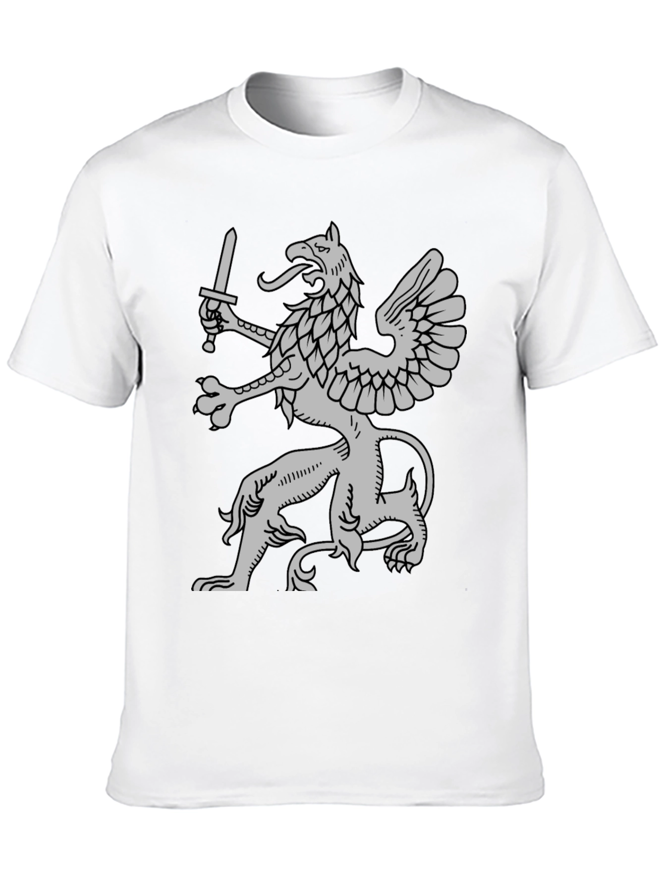 Griffin Sword Black T-Shirt