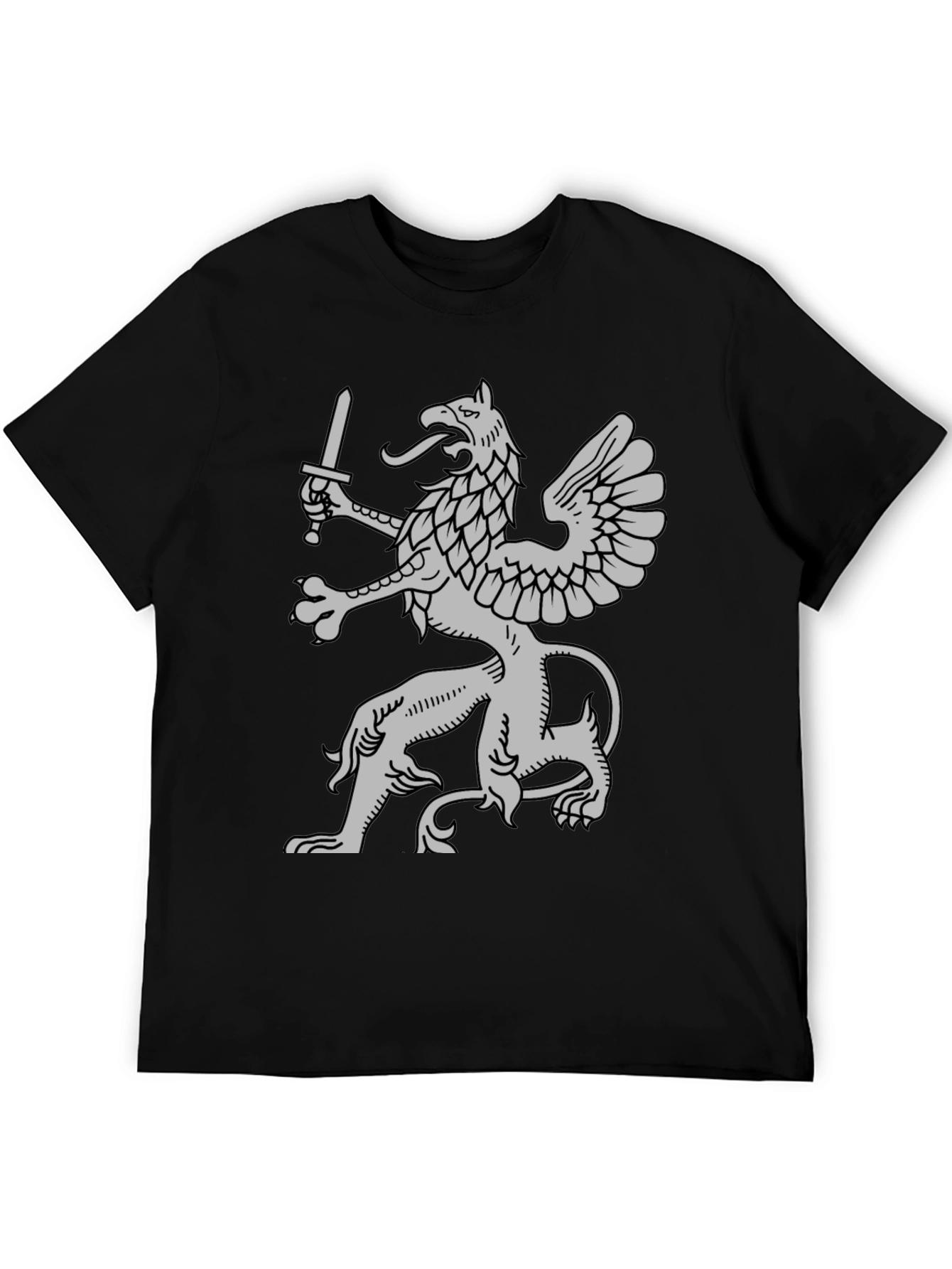 Griffin Sword Black T-Shirt