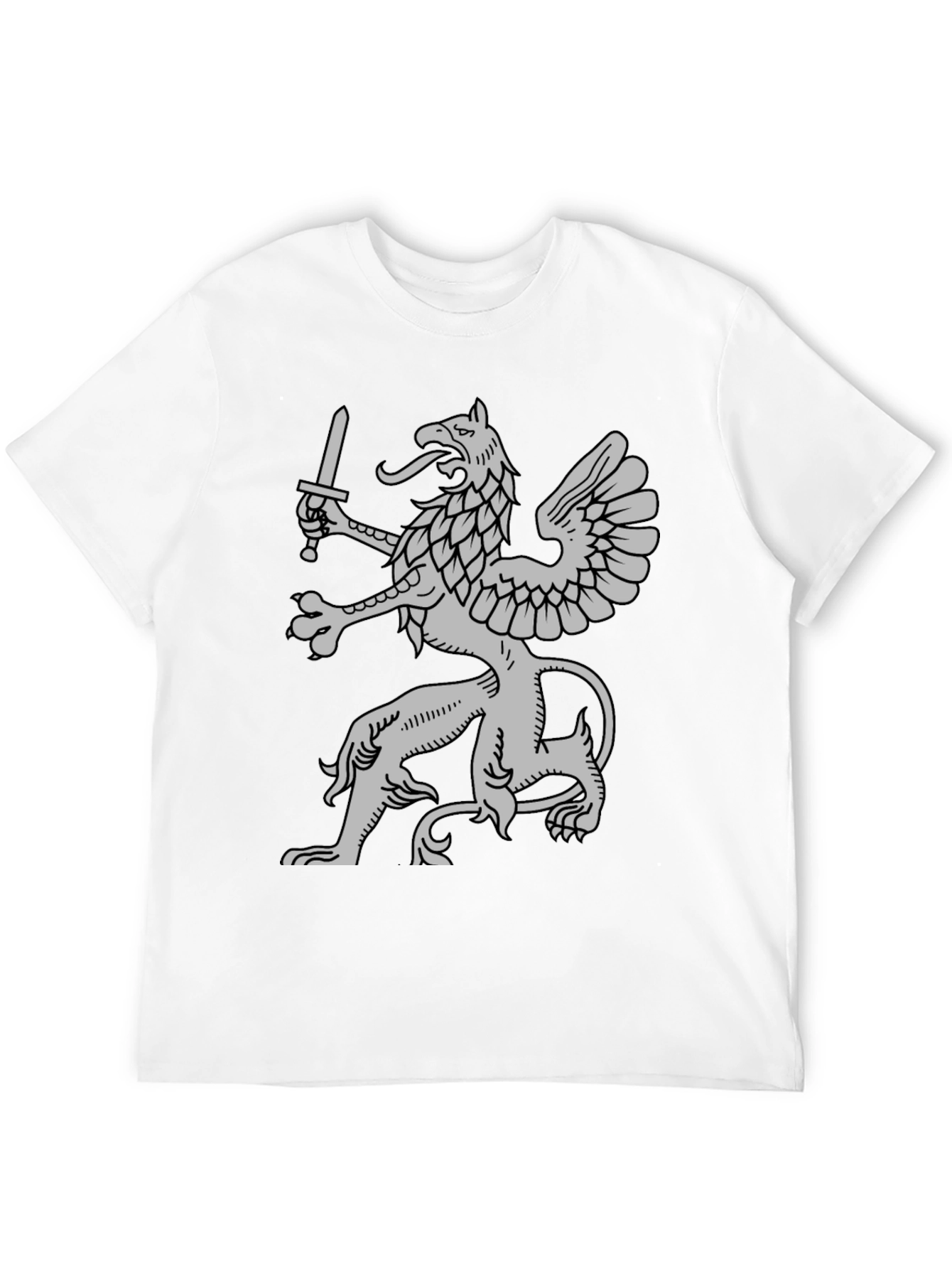 Griffin Sword Black T-Shirt