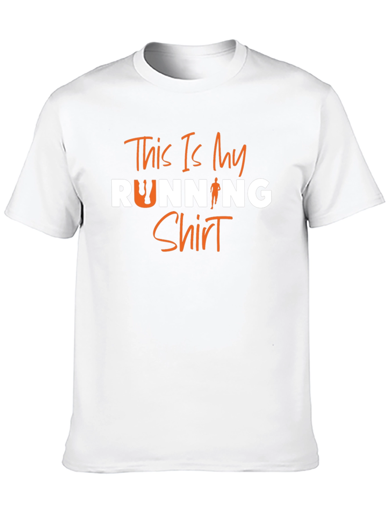 This Is My Running Shirt - Black Graphic Tee