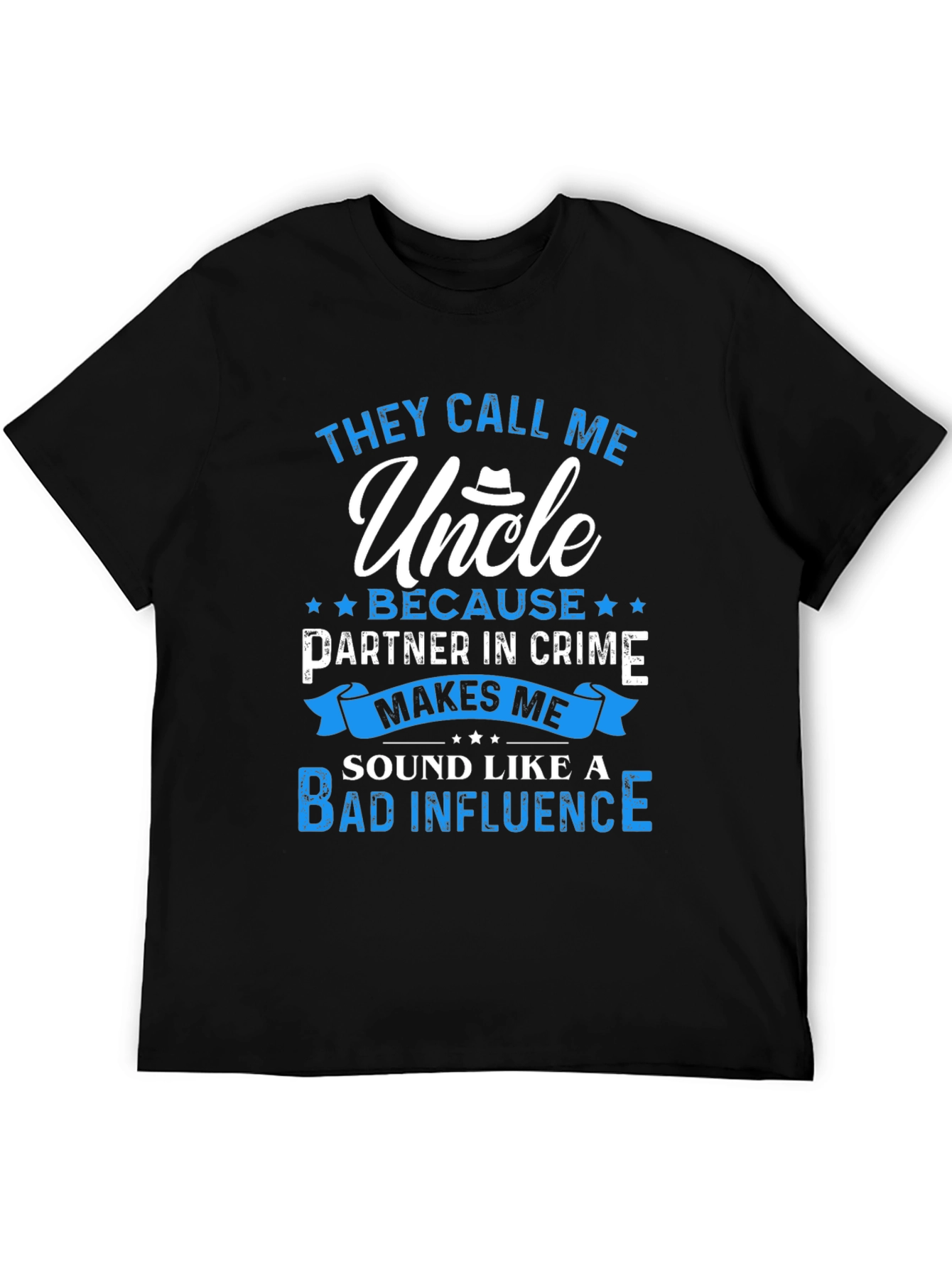 Uncle Partner in Crime T-Shirt - Funny Novelty Tee