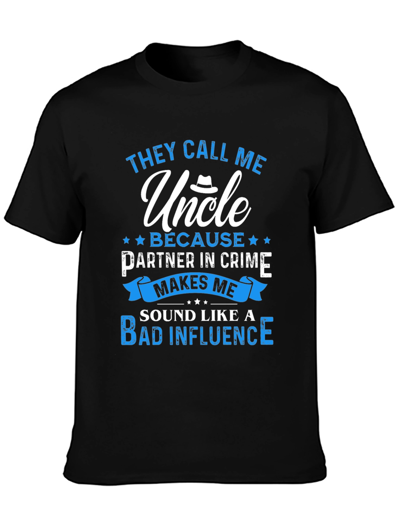 Uncle Partner in Crime T-Shirt - Funny Novelty Tee