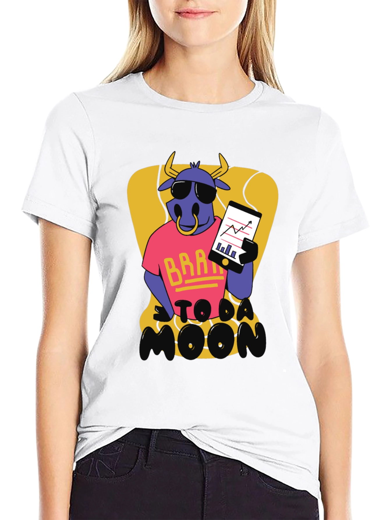 Bull Market T-Shirt - Brain Today Moon