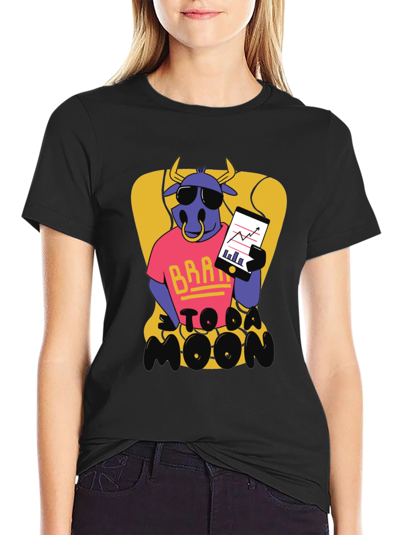 Bull Market T-Shirt - Brain Today Moon
