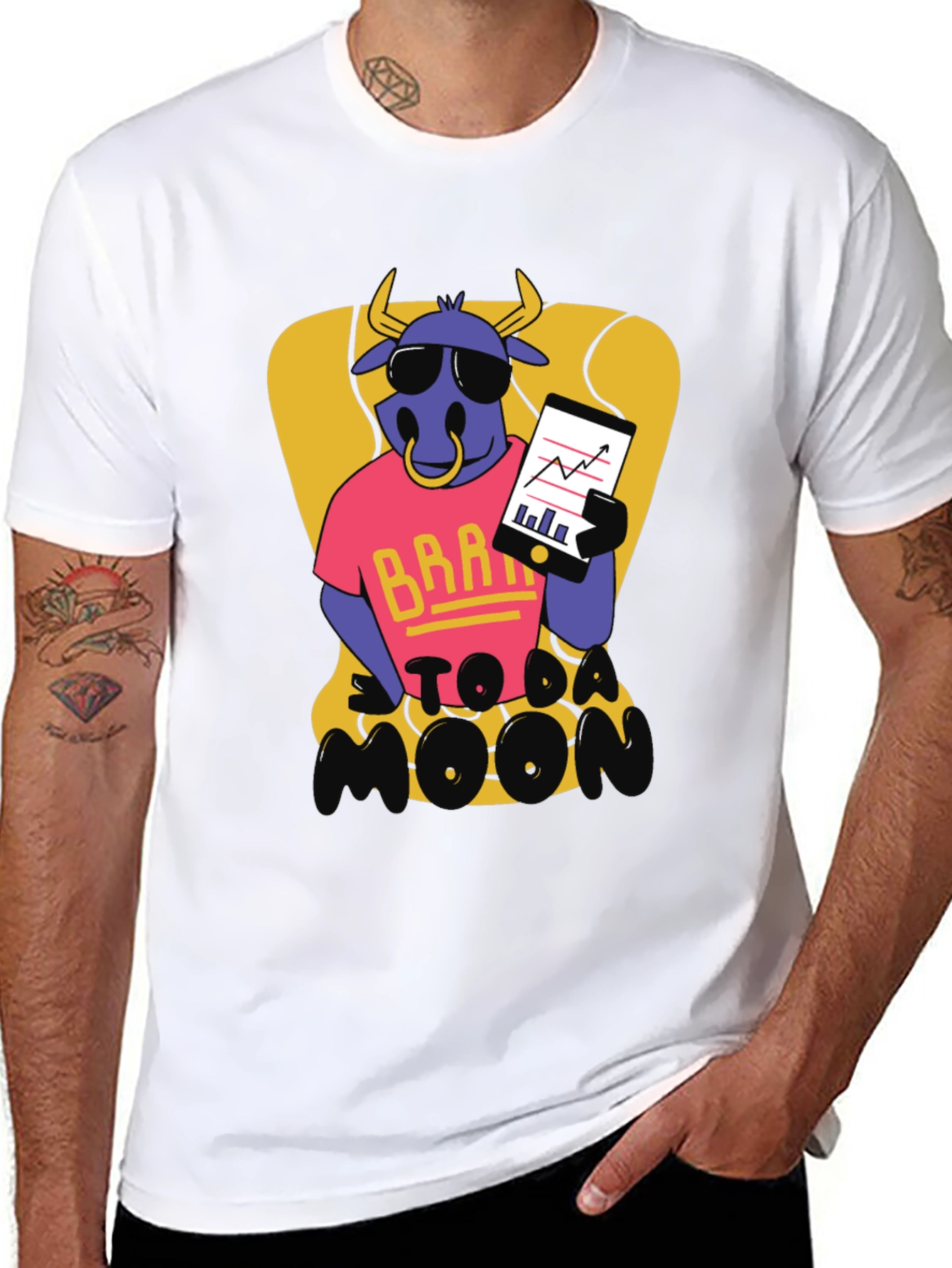 Bull Market T-Shirt - Brain Today Moon