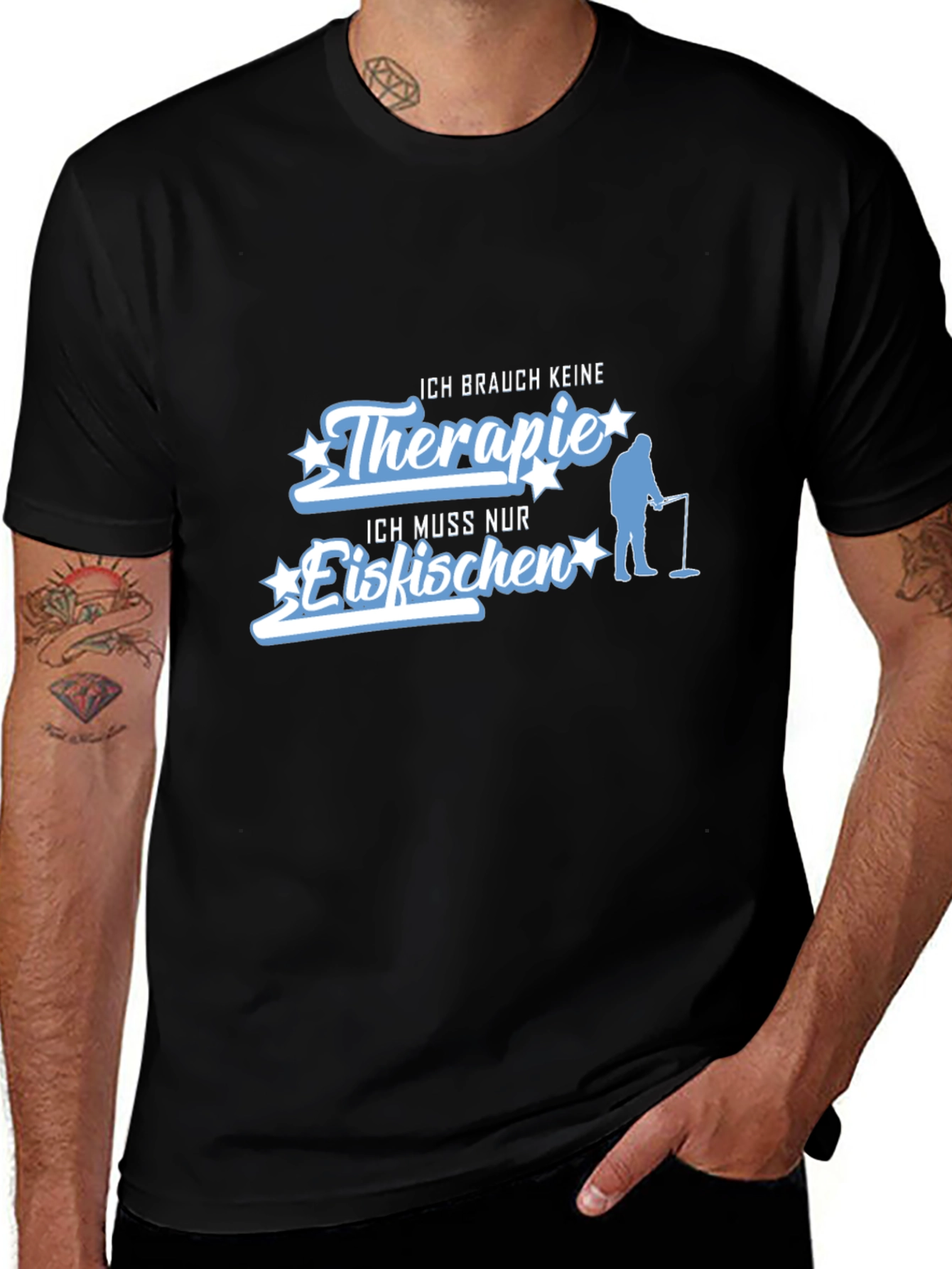 Ice Fishing Therapy T-Shirt