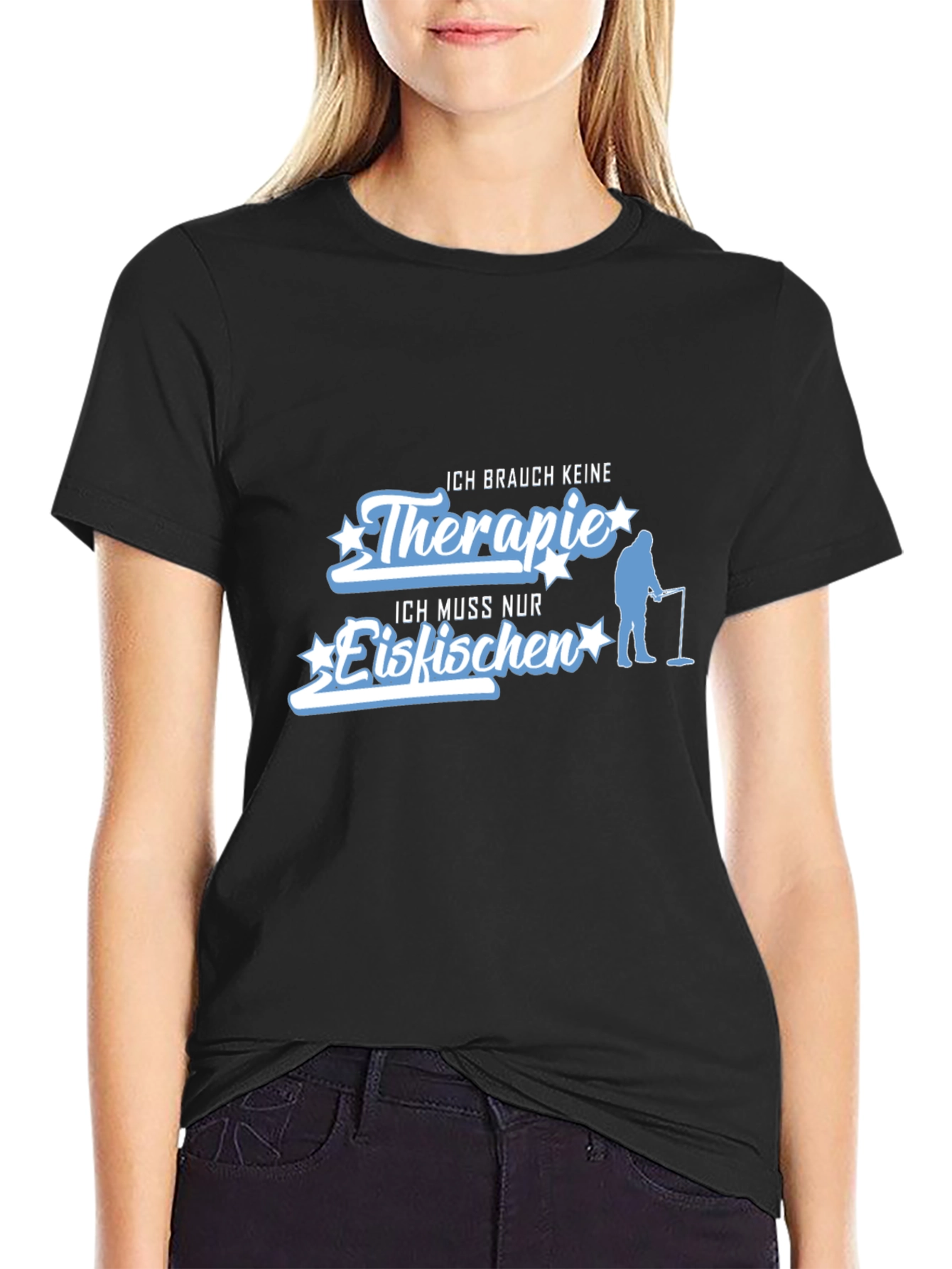 Ice Fishing Therapy T-Shirt