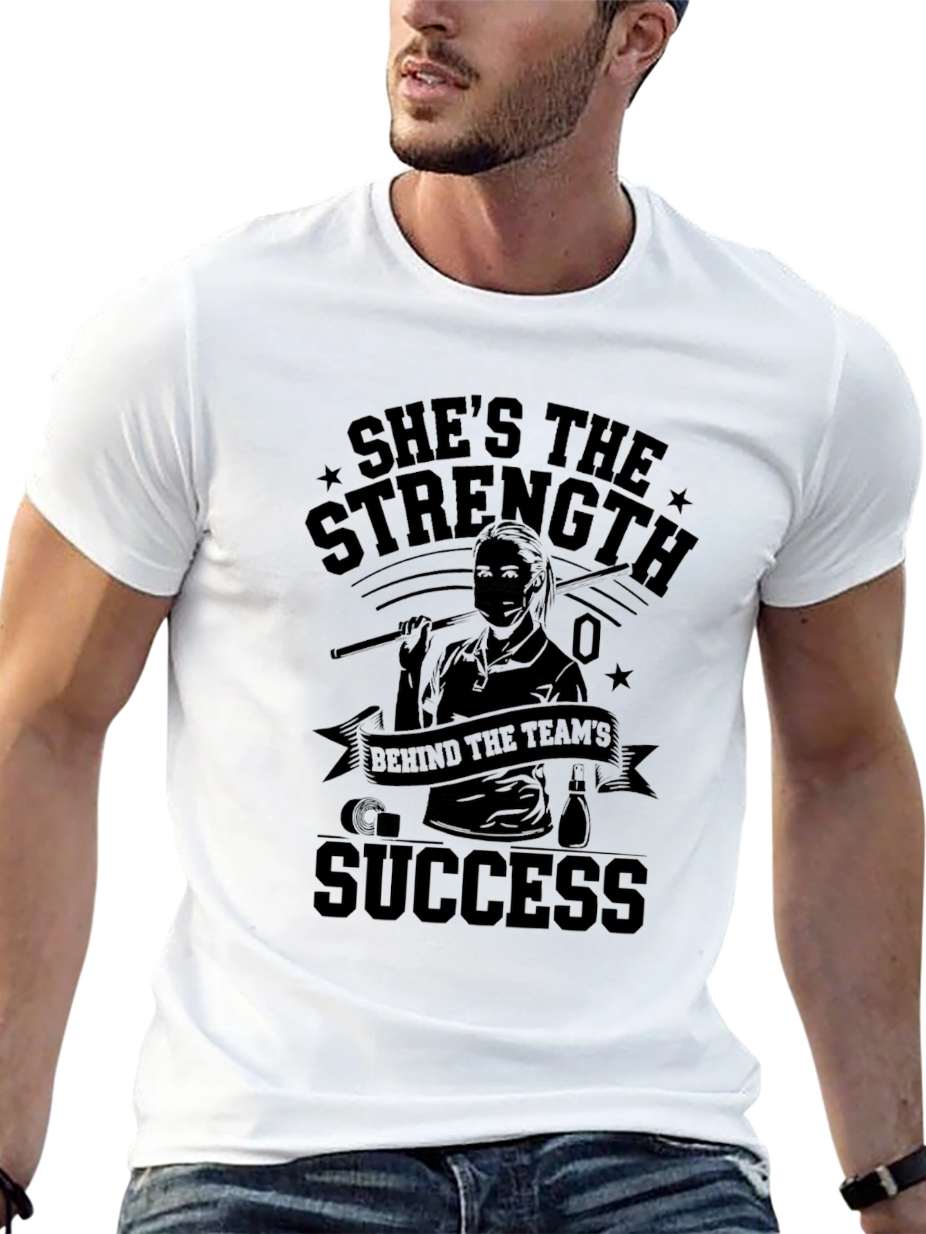 Shes the Strength Behind Success T-Shirt