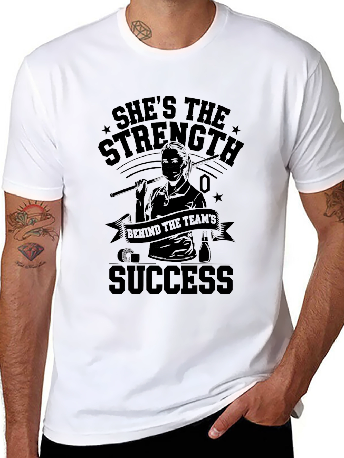 Shes the Strength Behind Success T-Shirt