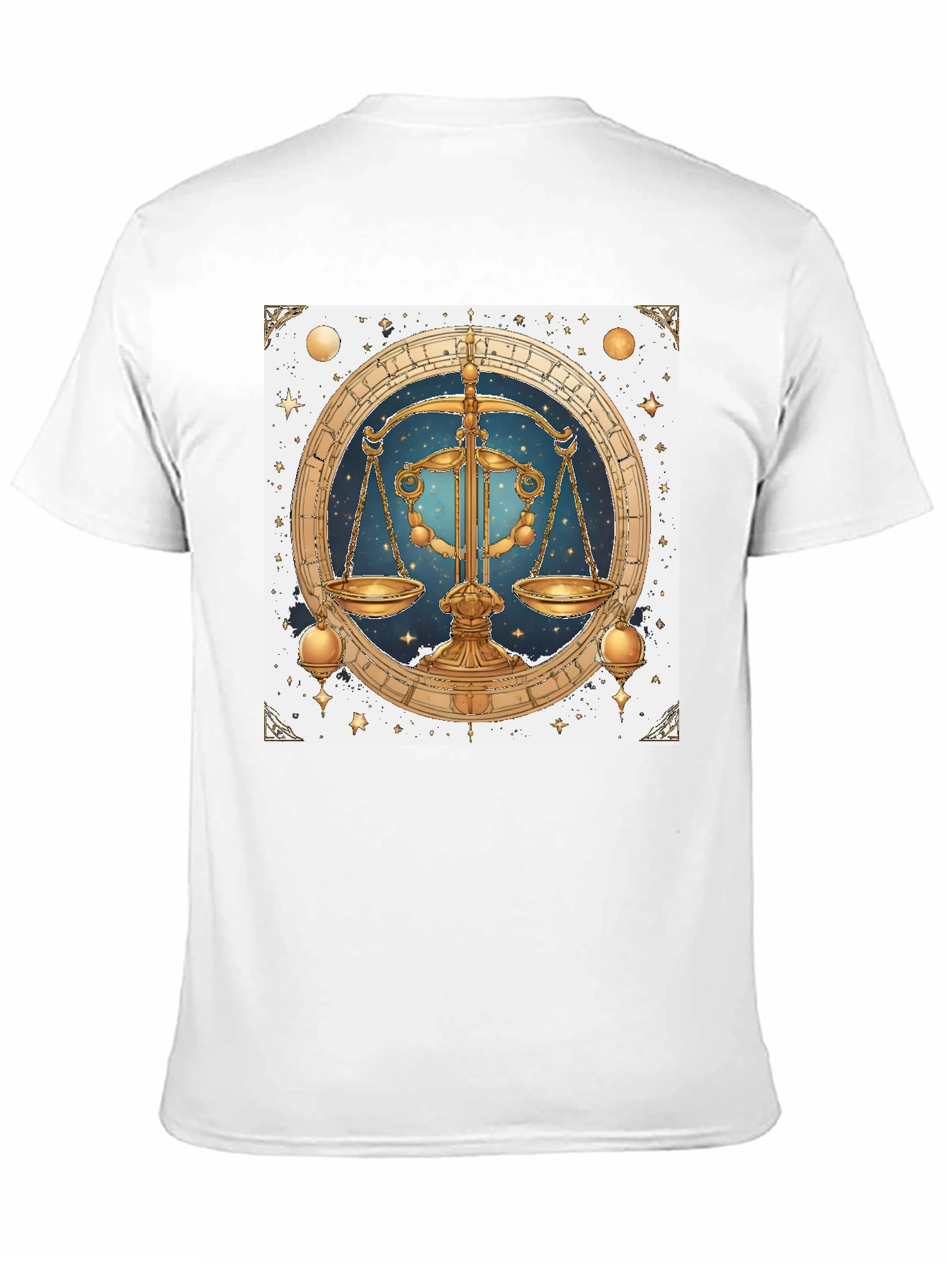 Libra Zodiac Graphic Tee - Stylish Black Shirt