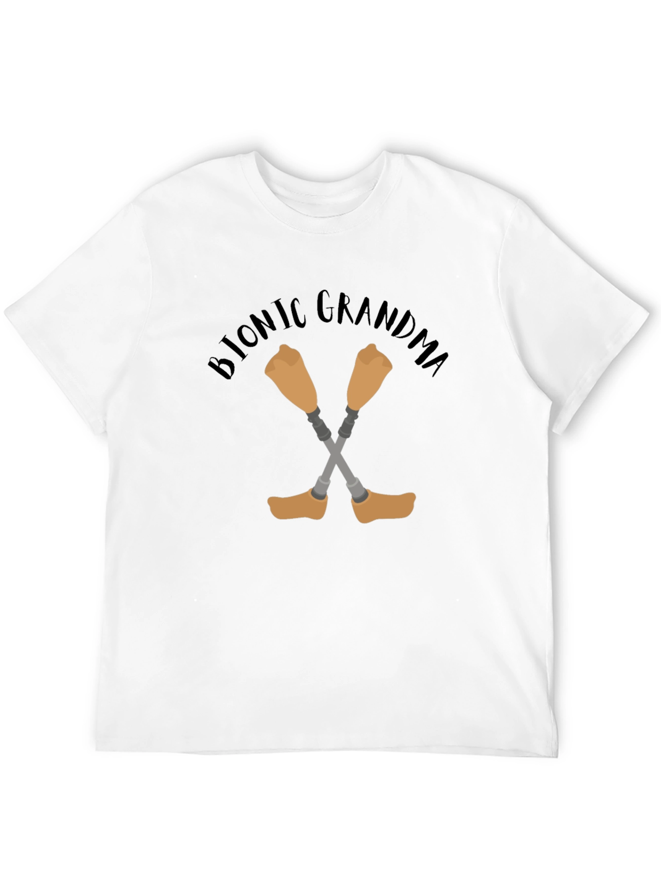 Bionic Grandma T-Shirt - Novelty Graphic Tee